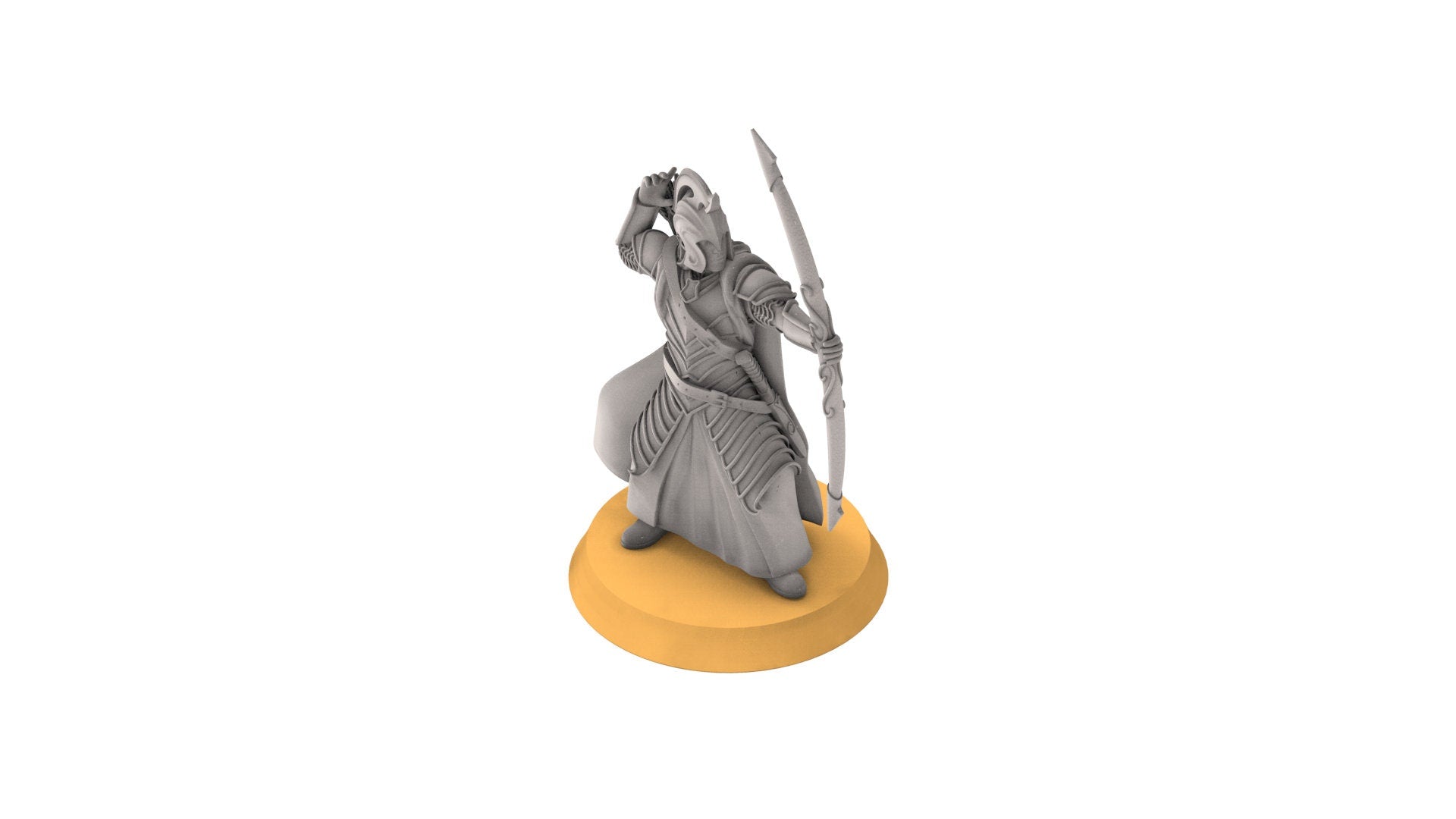 Rivandall - Bowmen, Last Hight elves from the West, Middle rings miniatures pour wargame D&D, SDA...