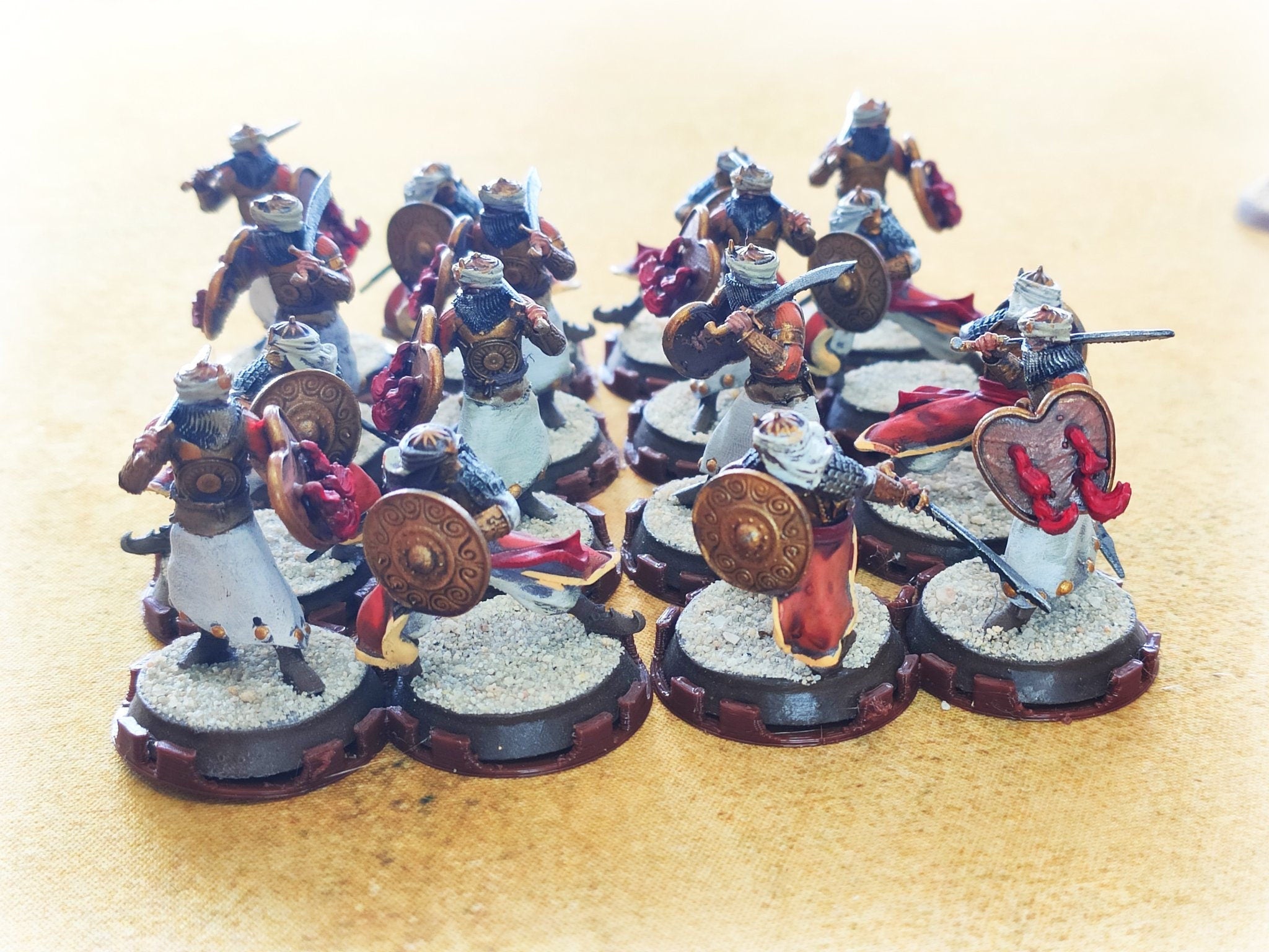 Harad - Desert warriors, Eastern men swordmen