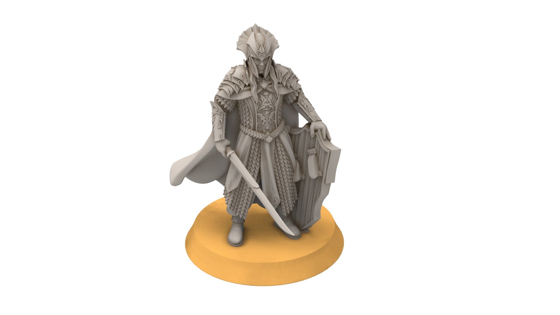 Darkwood - Forest King Guard - Swords, Middle rings miniatures pour wargame D&D, SDA...