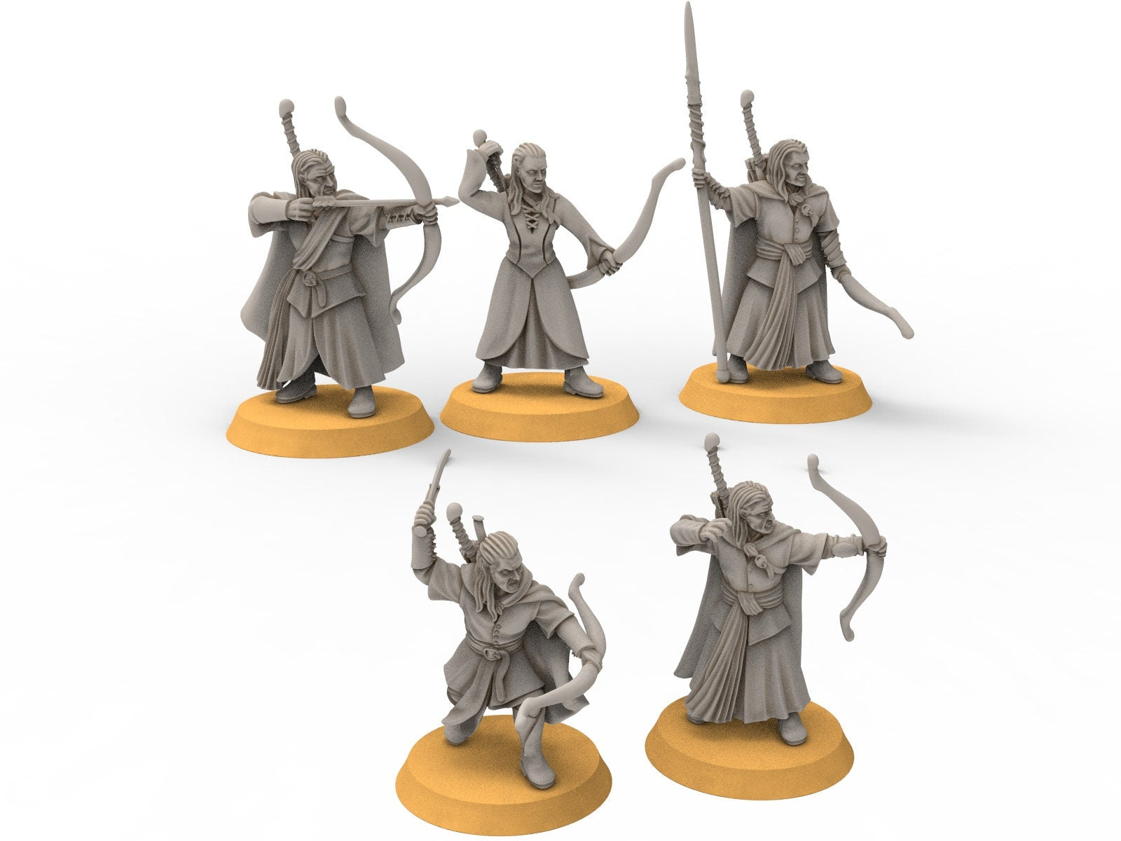 Darkwood - Unarmoured Forest Warriors - Bow