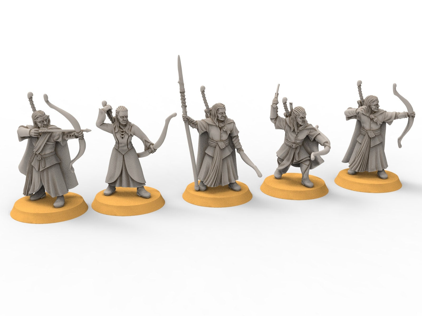 Darkwood - Unarmoured Forest Warriors - Bow