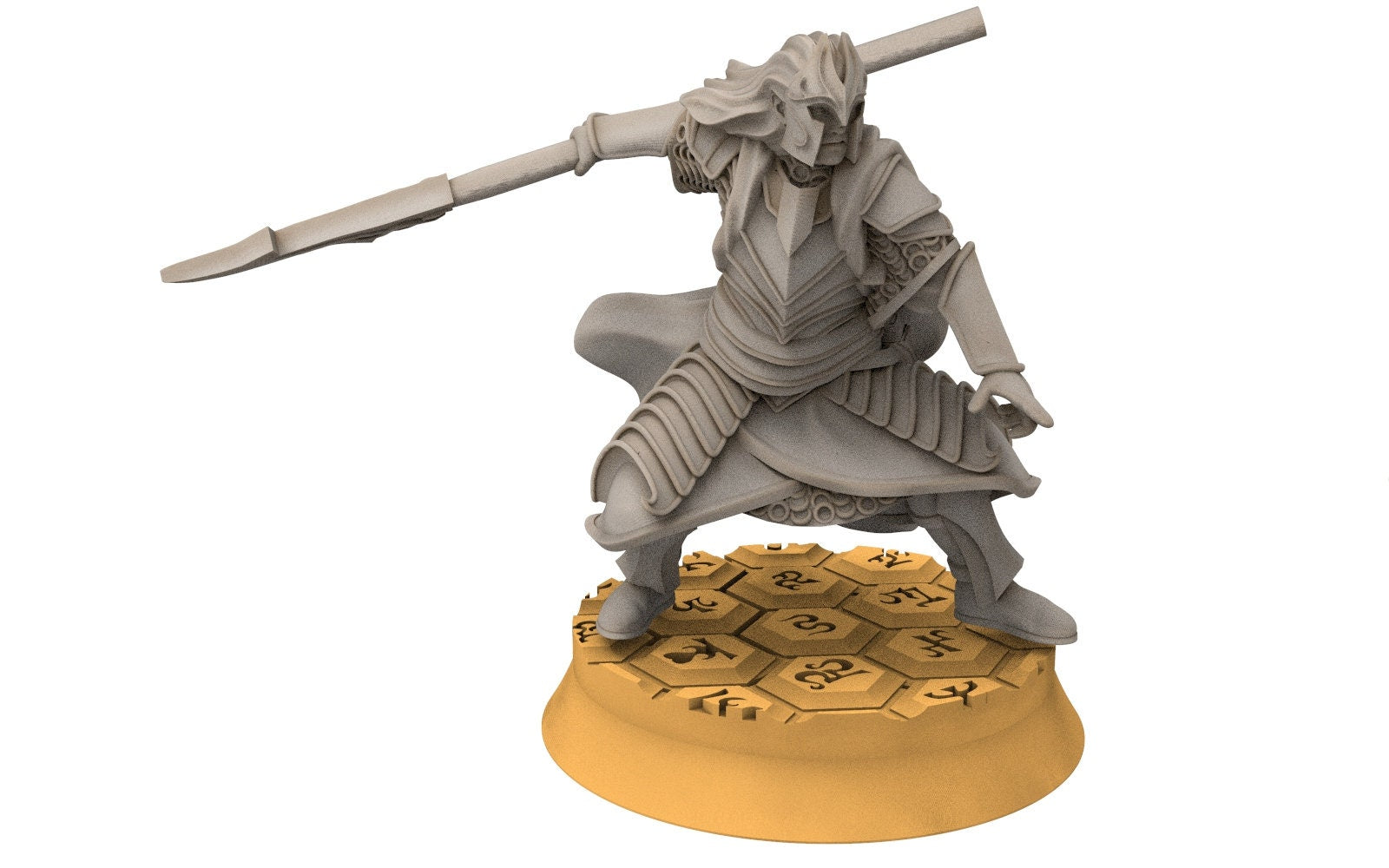 Rivandall - Bloody Elven King Guard, Last Hight elves from the West, Middle rings Davales miniatures pour wargame D&D, SDA...