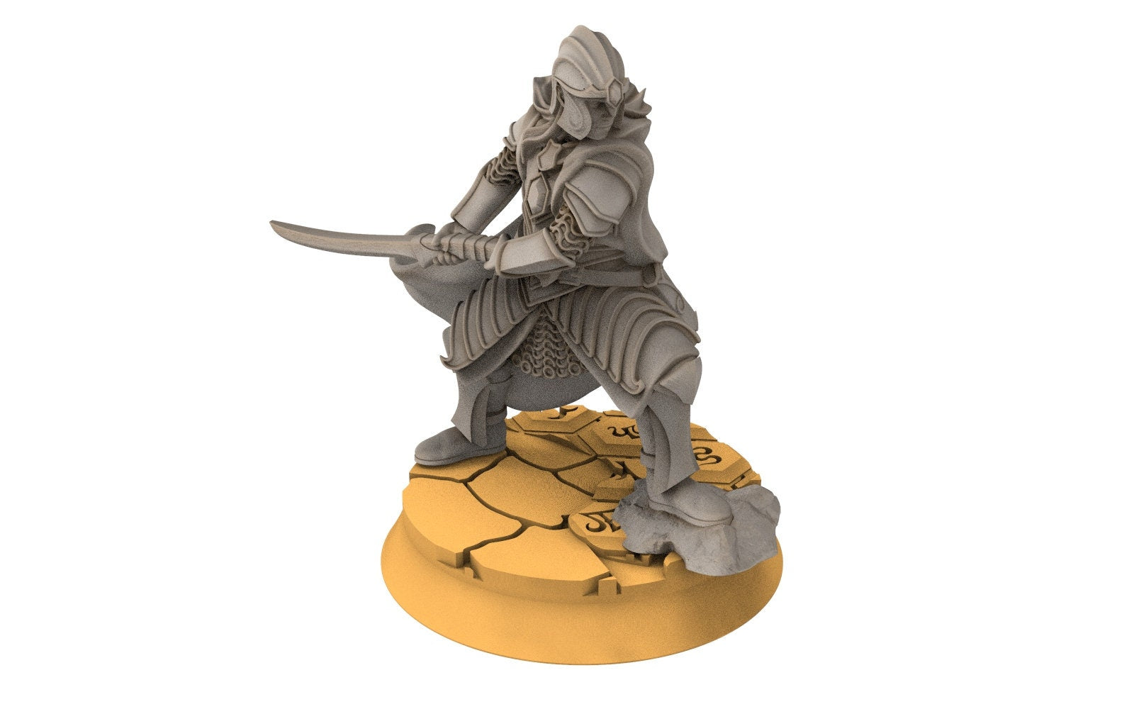 Rivandall - Glorfingel Demon's Slaughter, Last Hight elves from the West, Middle rings miniatures for wargame D&D, Lotr...