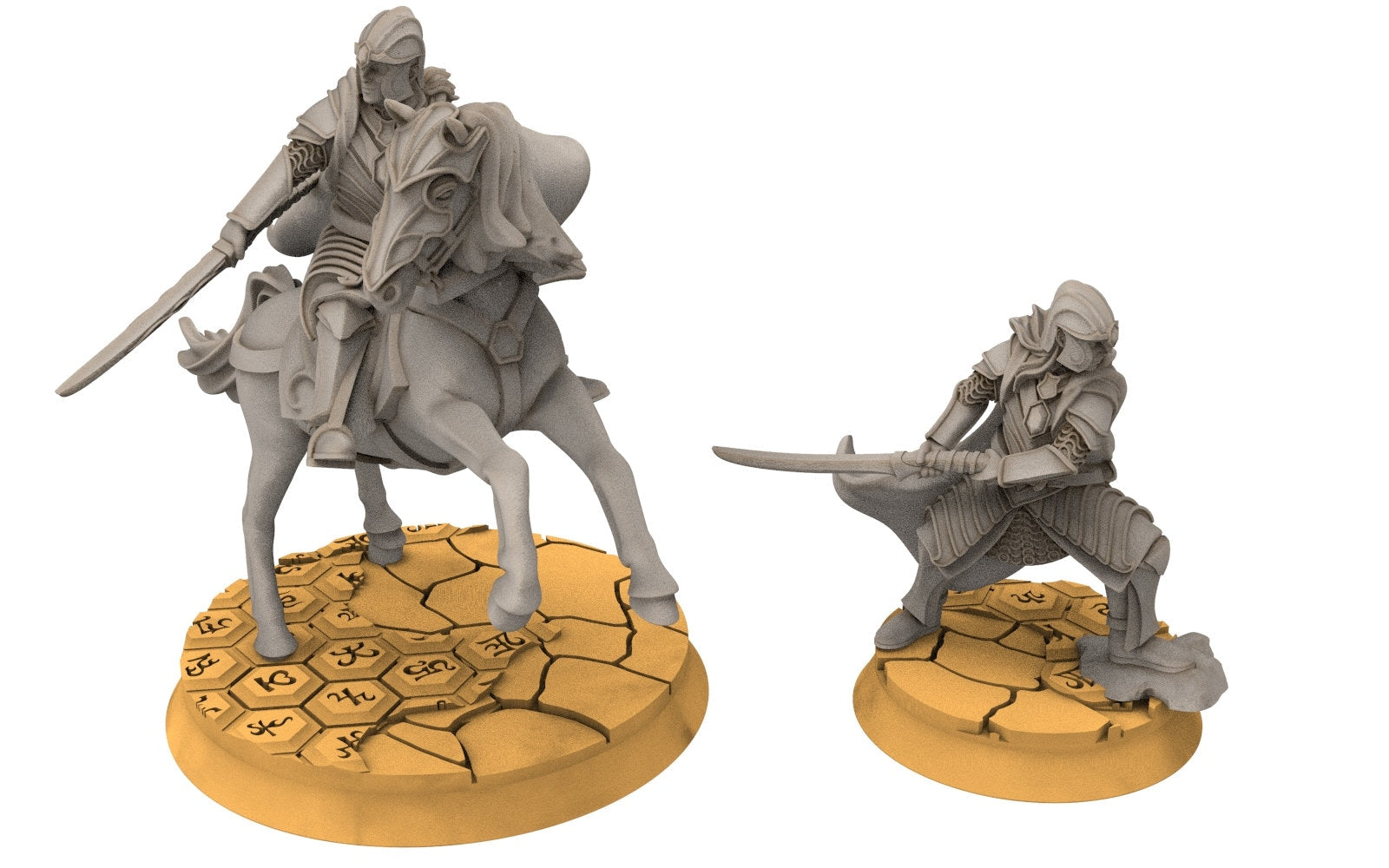 Rivandall - Glorfingel Demon's Slaughter, Last Hight elves from the West, Middle rings miniatures for wargame D&D, Lotr...