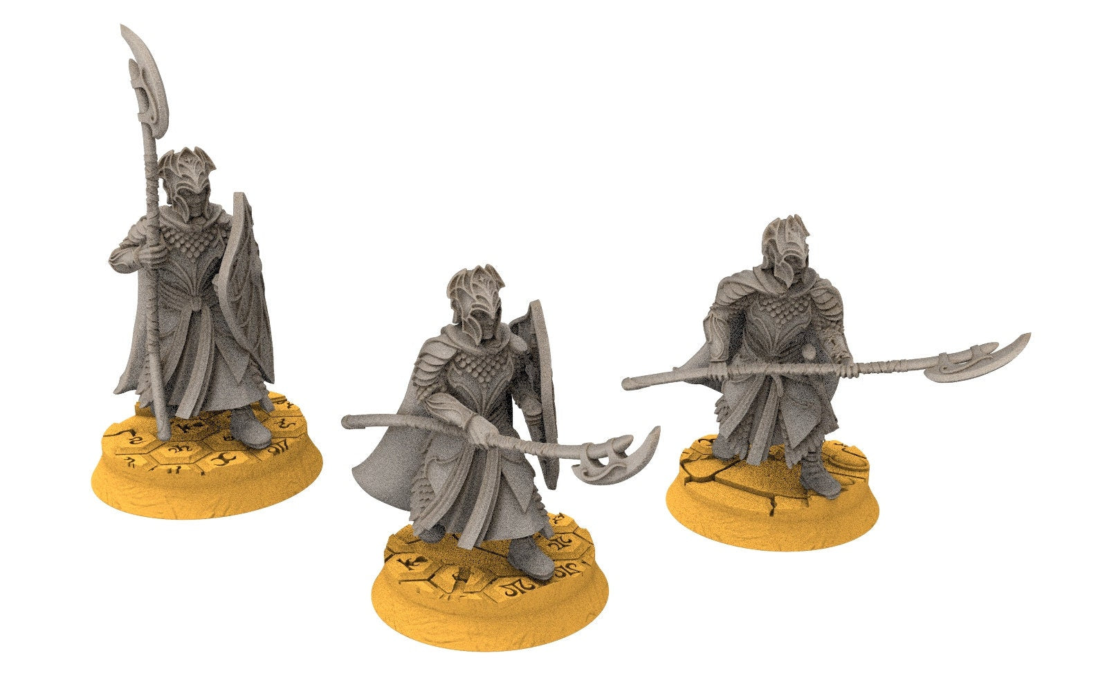 Darkwood - Heavy spearmens Elven Warriors