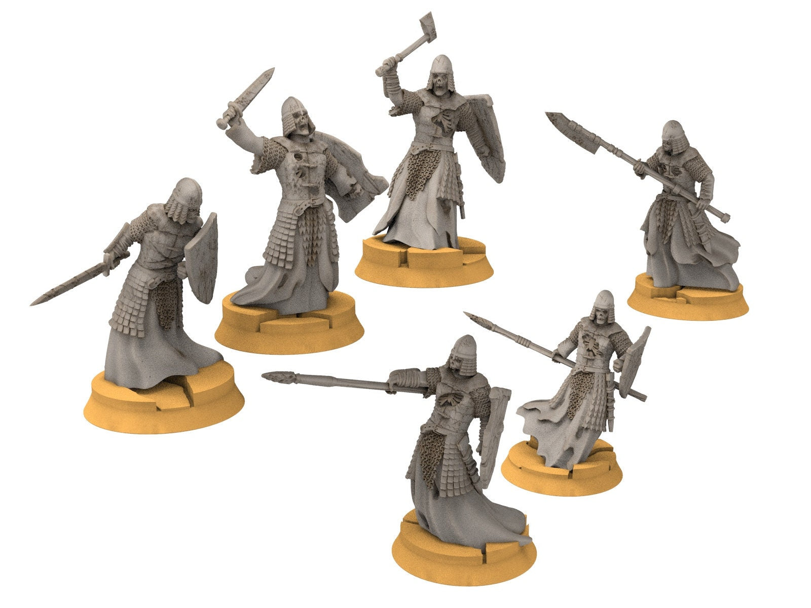 Undead Ghosts - Spectral warrior under the mountain, Undead traitors