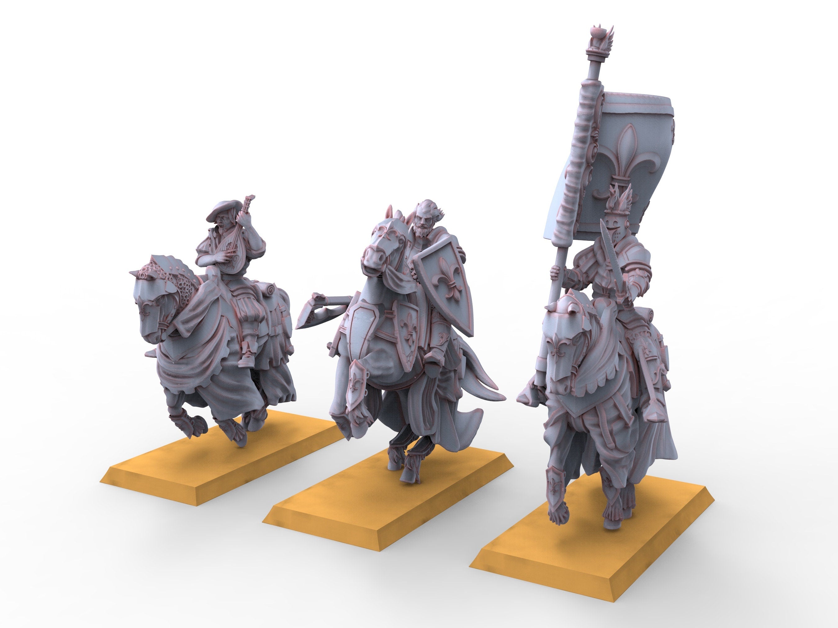 Arthurian Knights - Knights of the Realm for Oldhammer, king of wars, 9th age