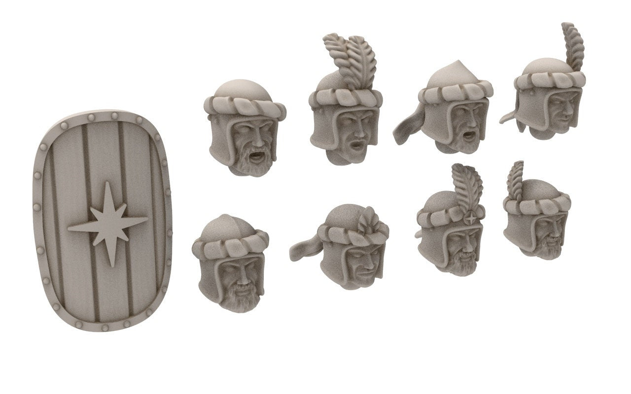 Ornor - x16 Replacement heads and shield