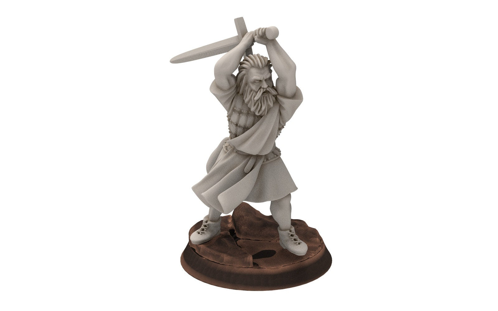 Gandor - Fief levy clan men Warrior Leader highlander