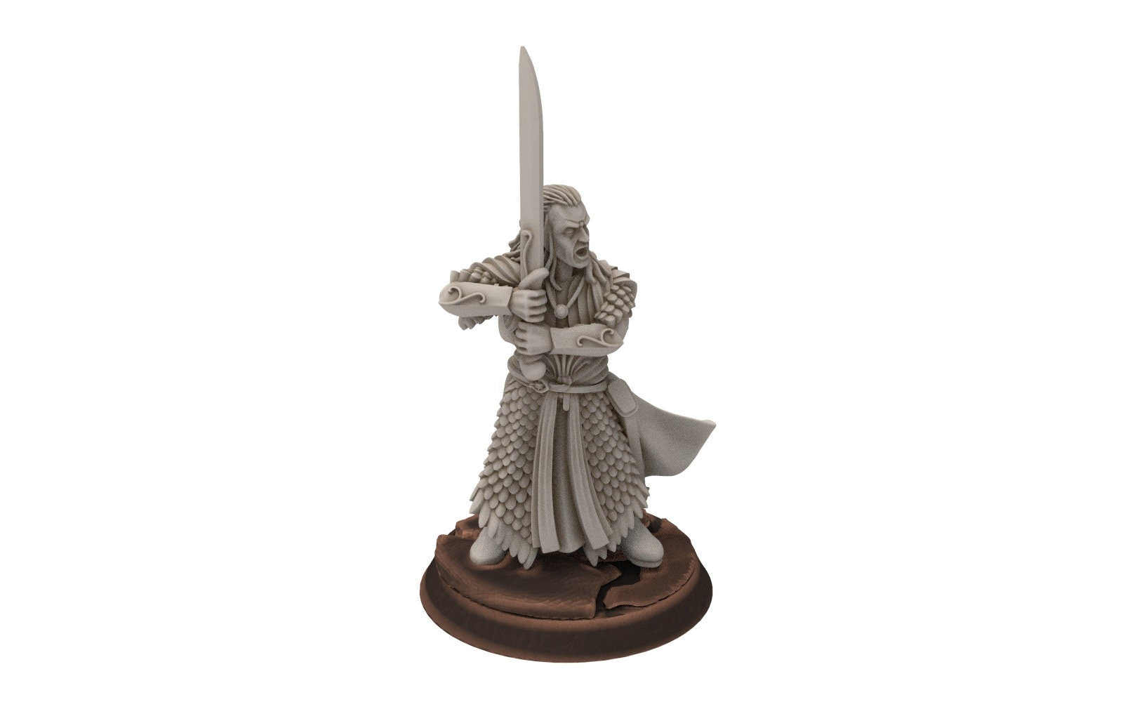 Darkwood - Wooden Elf Captain on Elk