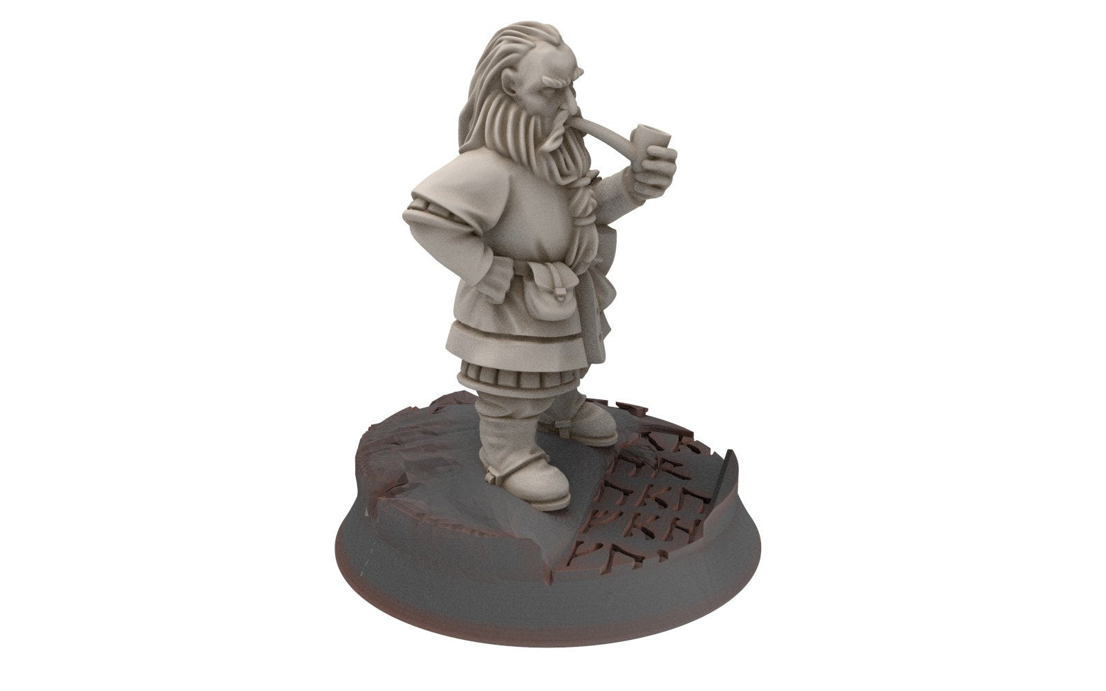 Dwarves - Dwarf with pipe