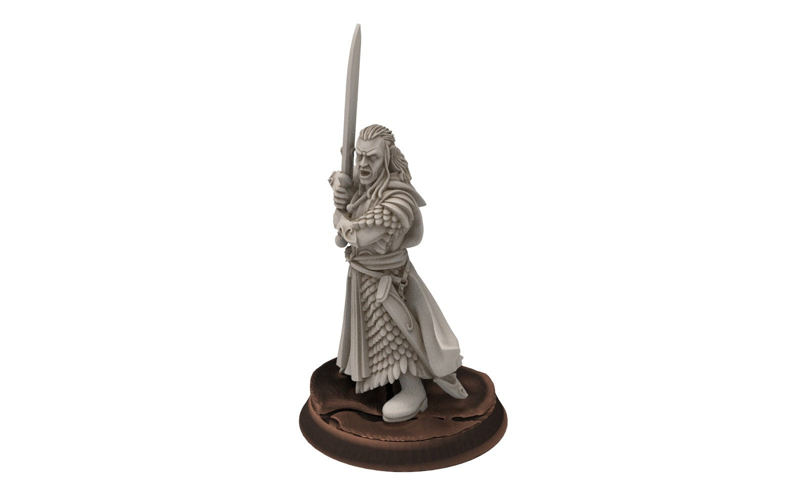 Darkwood - Wooden Elf Captain on Elk