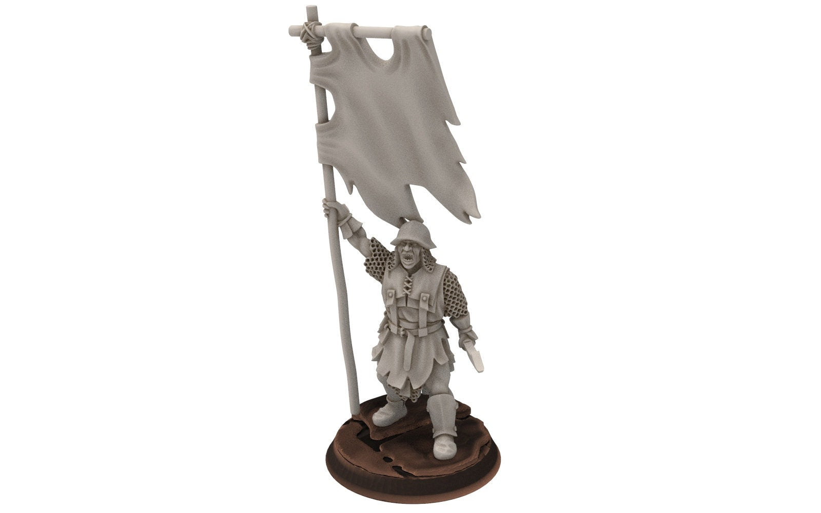 Orc horde - Orc banner, Orc warriors warband