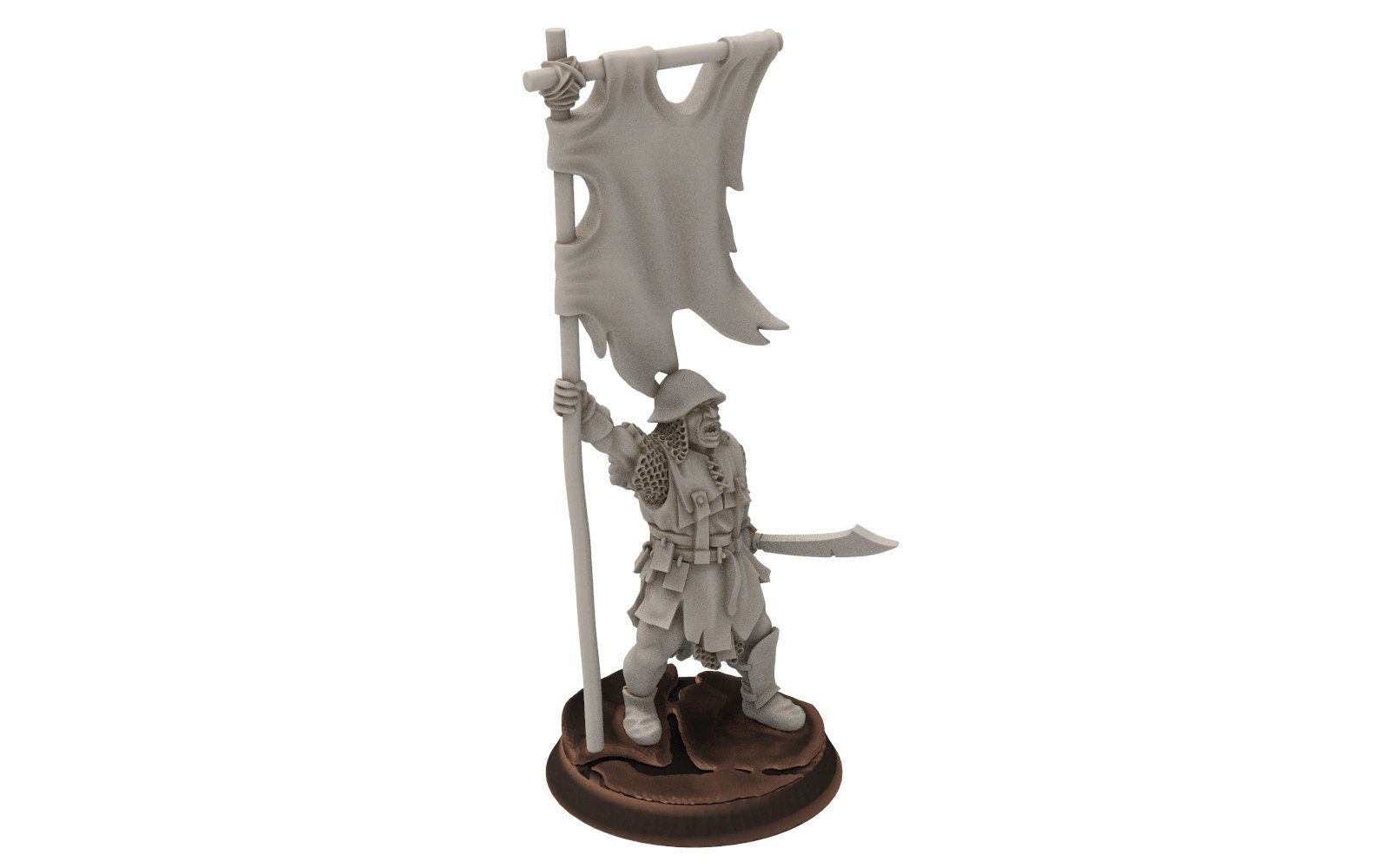 Orc horde - Orc banner, Orc warriors warband