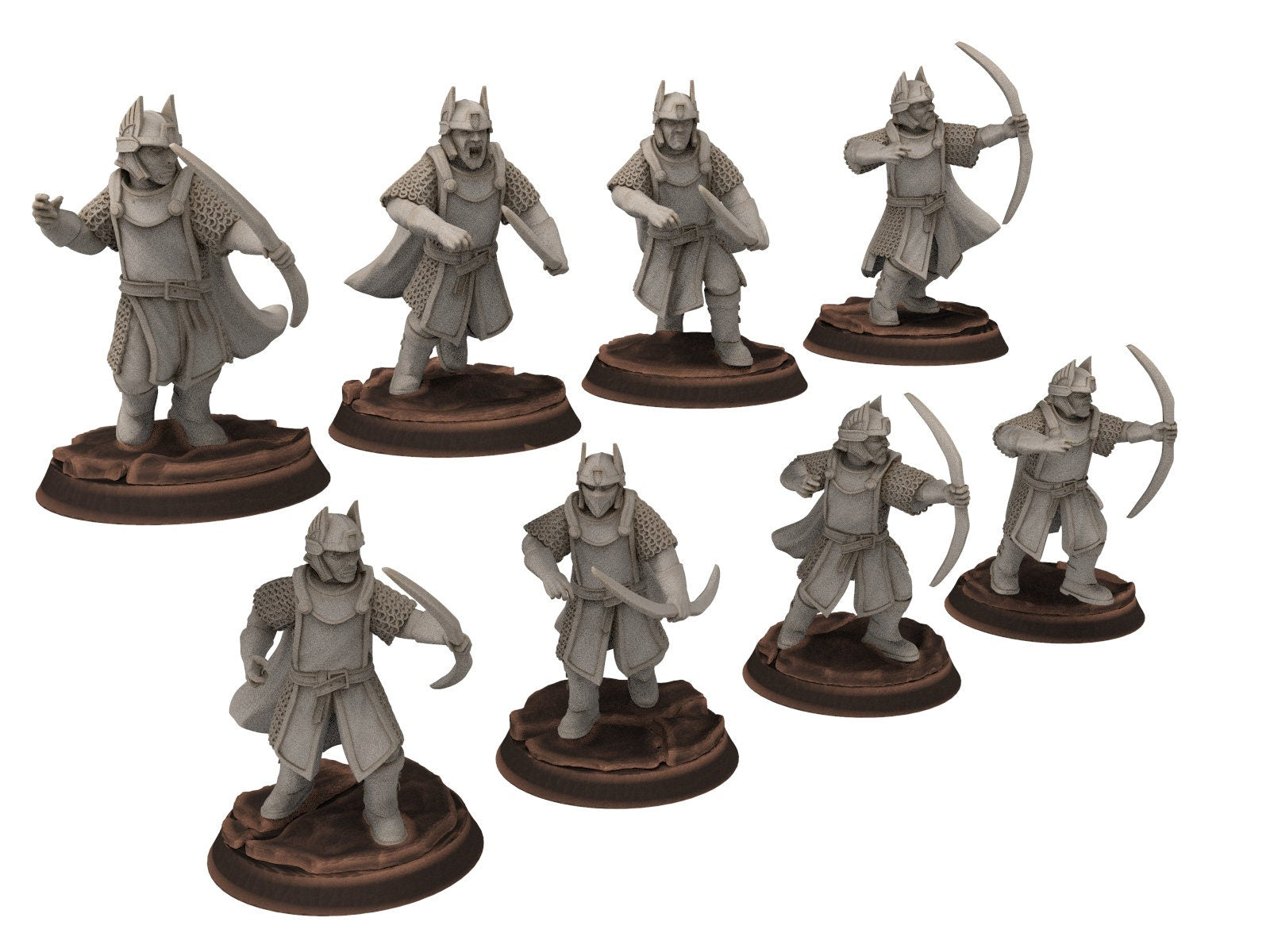 Gandor - Old Swordmen men at arms warriors of the west hight humans