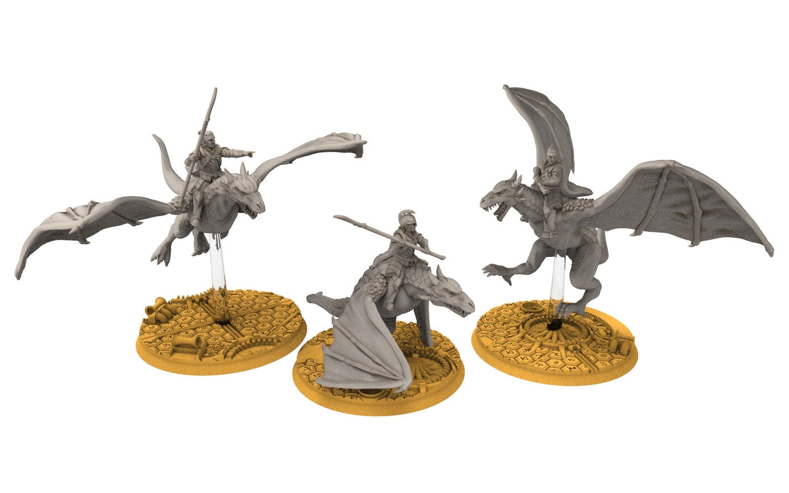 Darkwood - Wyvern riders wih spears