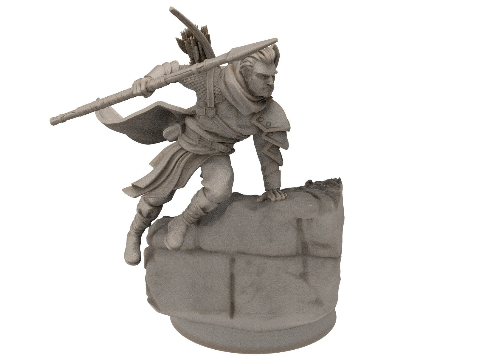 Gandor - 2 Rangers on scenics, defenders of the streets ruins city