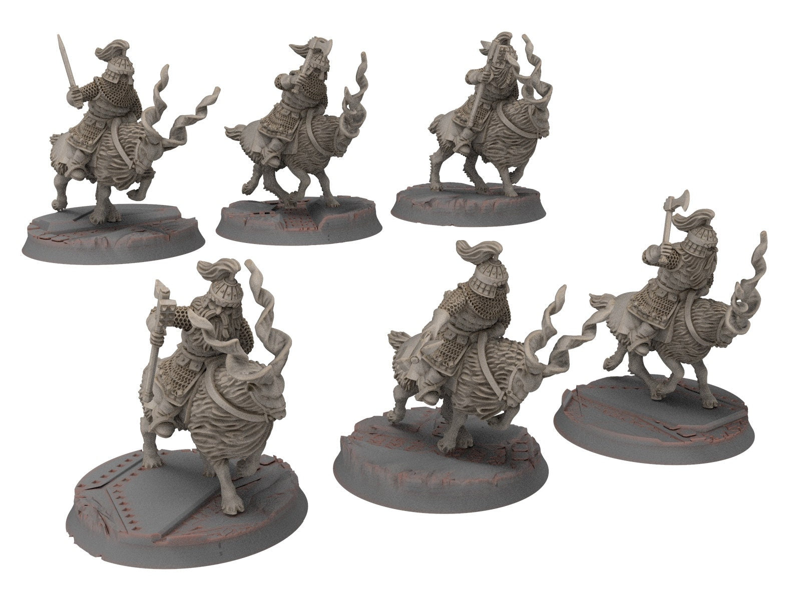 Dwarves - Mountain Goat Riders Banner bearer