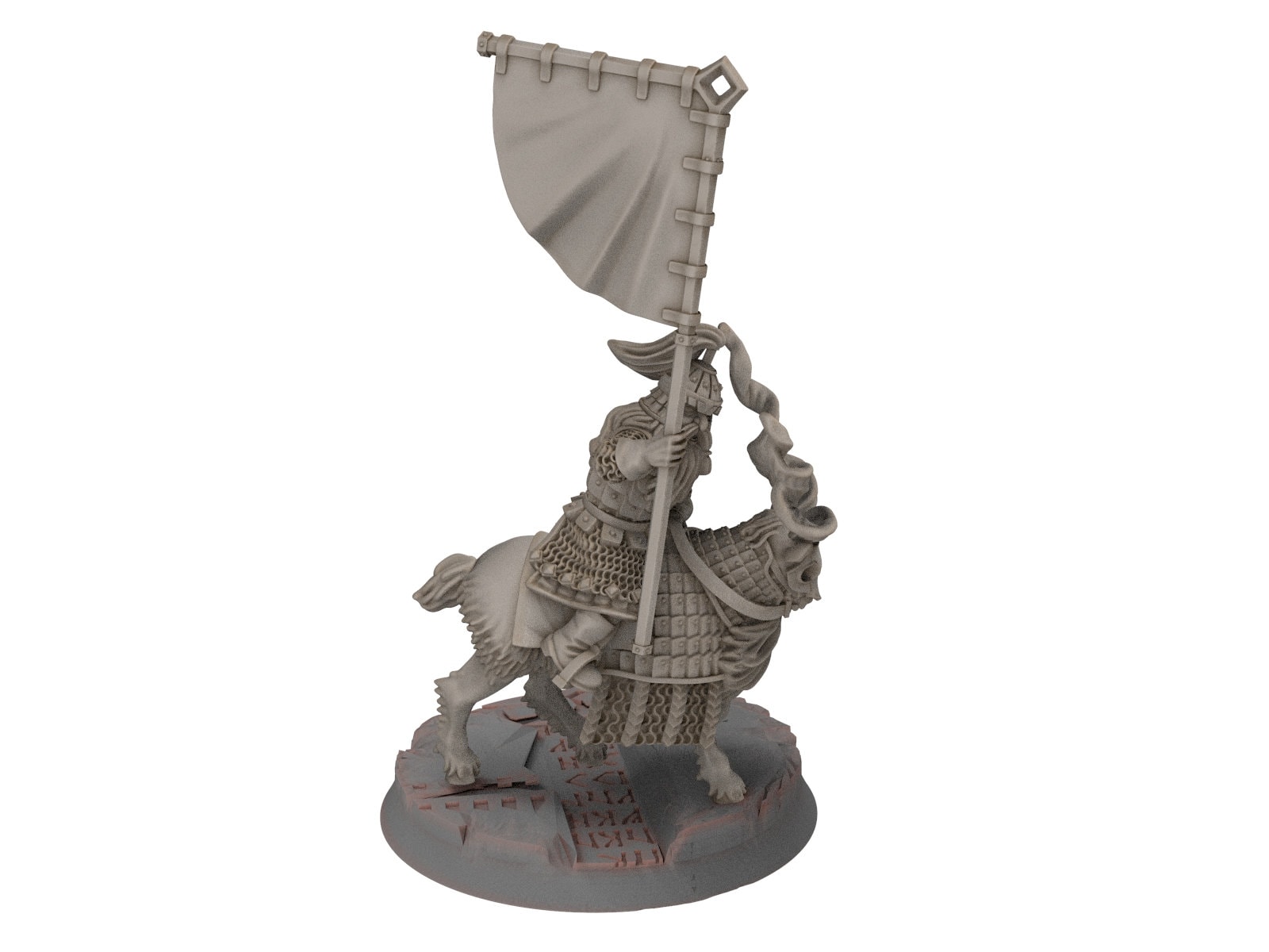Dwarves - Mountain Goat Cataphracts Axe Hammer