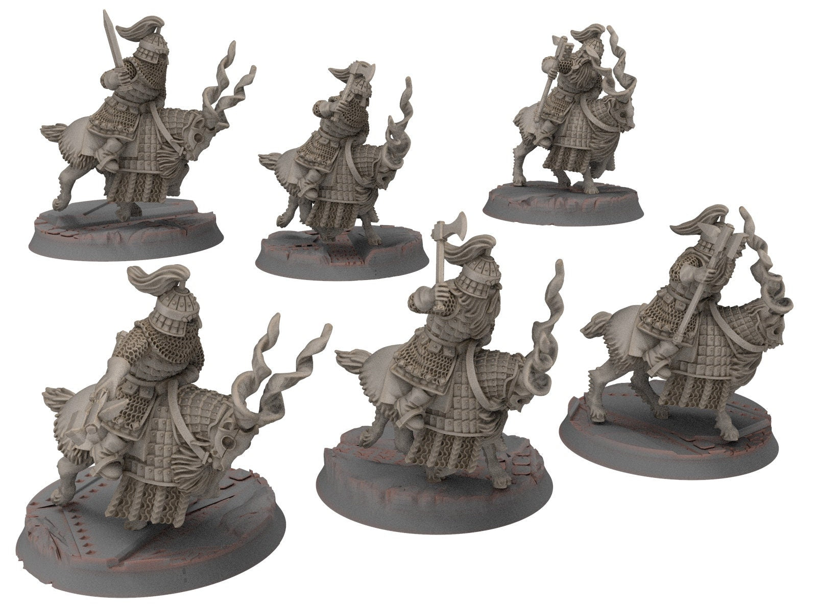Dwarves - Mountain Goat Cataphracts Banner Bearer