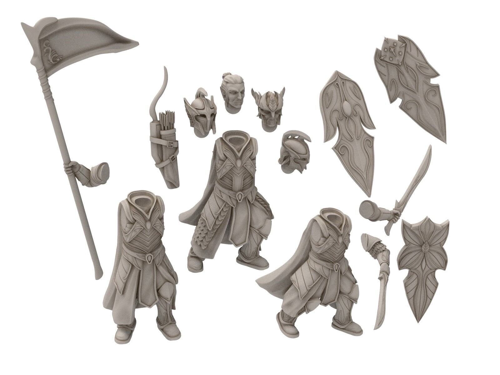 Rivandall - Banner bearer Elf