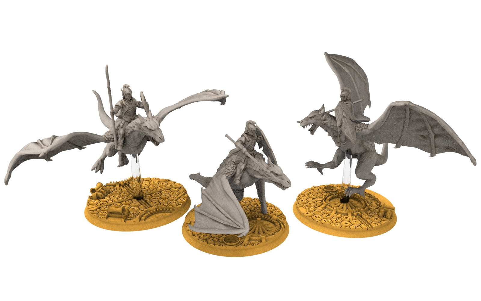 Rivandall - Wyvern riders with spears