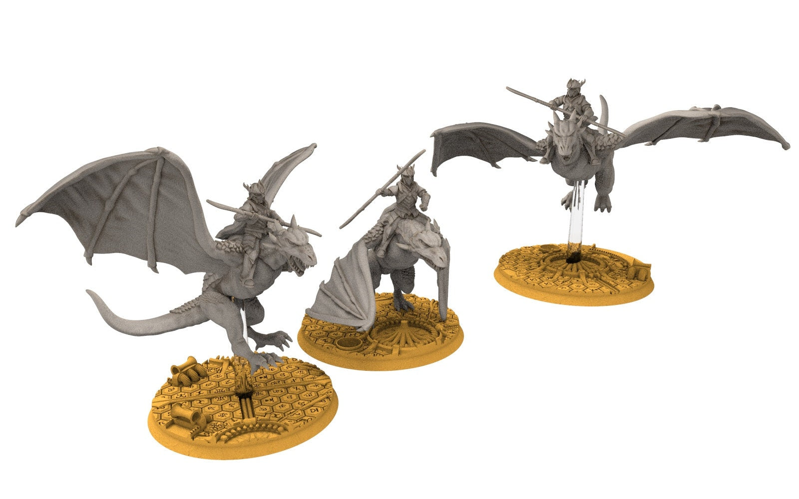 Darkwood - Elite Wyvern riders spears