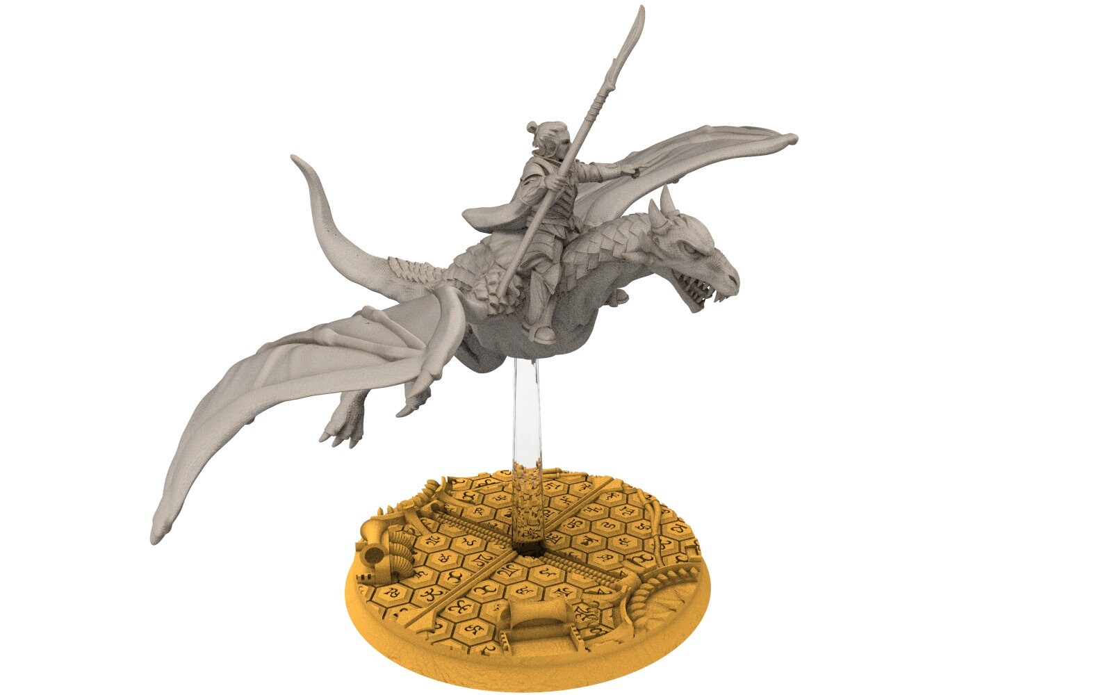 Darkwood - Wyvern riders wih spears