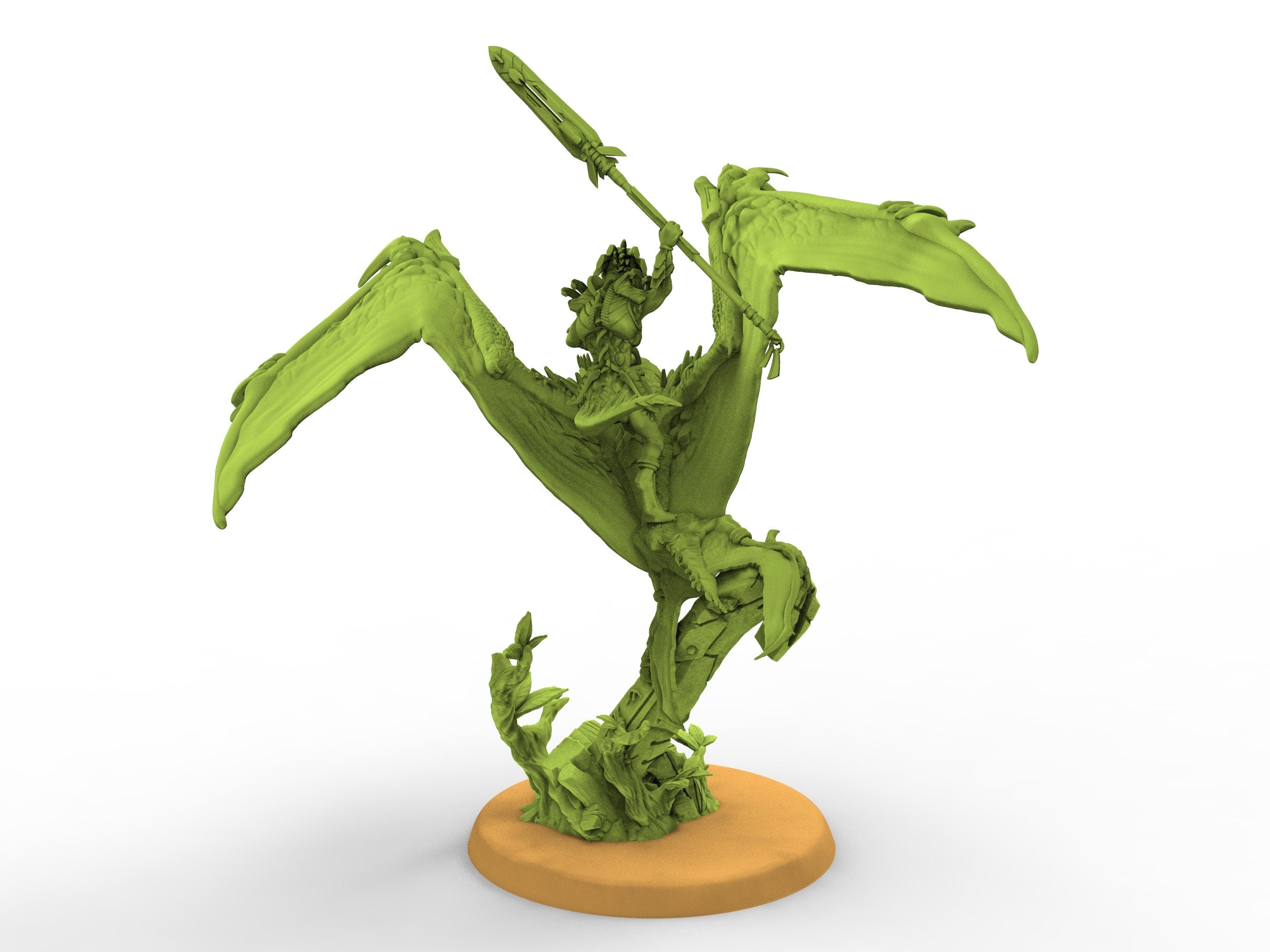 Lost temple - Seradon Spear Riders lizardmen usable for Oldhammer, battle, king of wars, 9th age