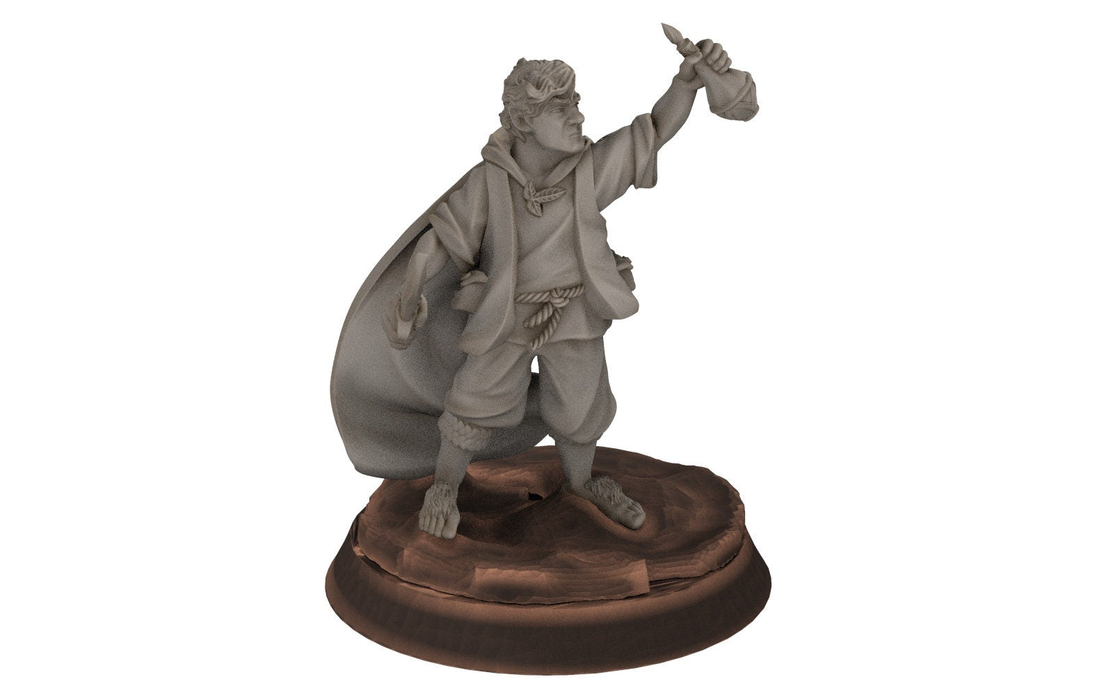 Halfmen - Samuel the brave and the spider old Gnome Halfling