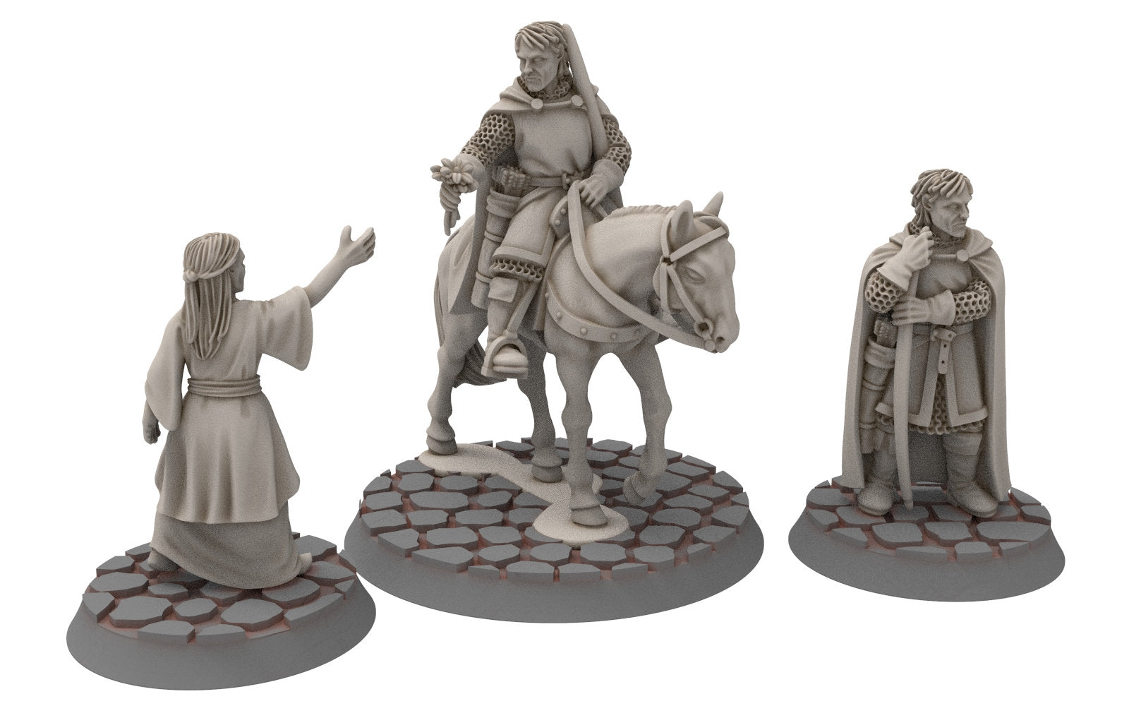 Gandor - Citadel Lady doing flower farewell, Defender of the city wall