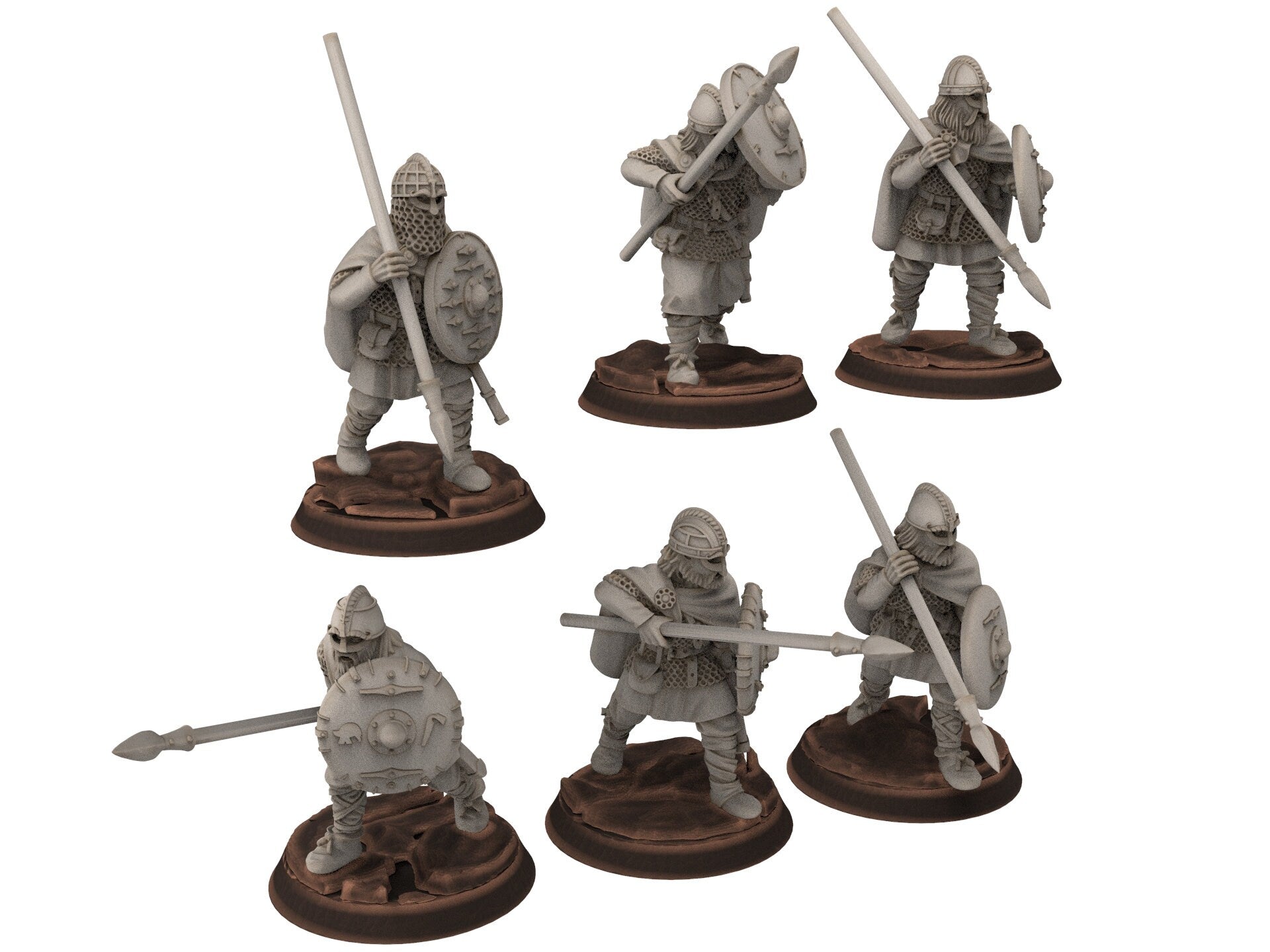 Wildmen - Wildmen heavy infantry spears, shields
