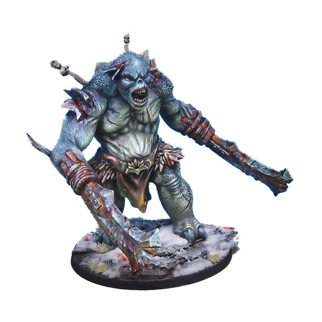 Goblin cave - Mutilated giant mountain troll