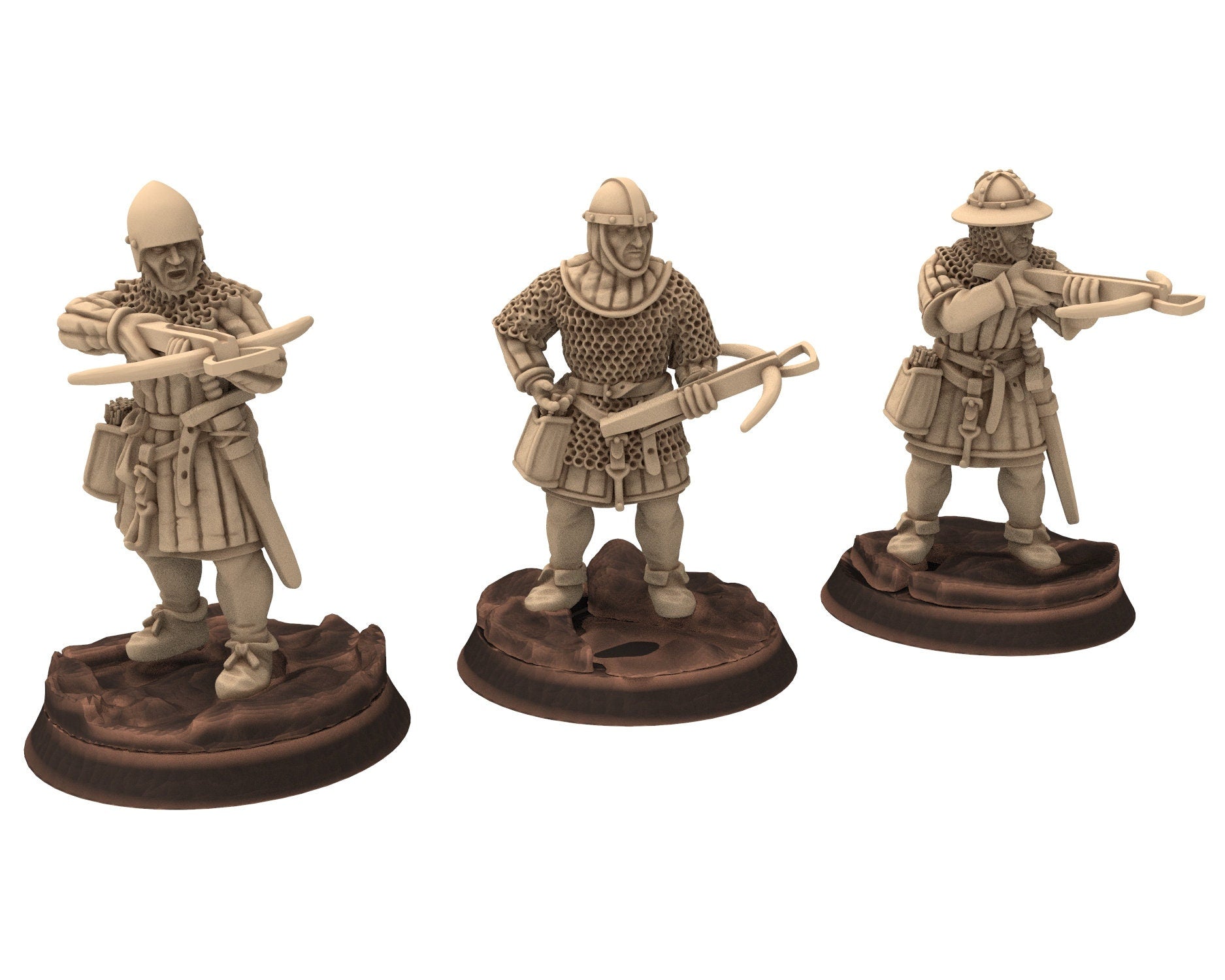 Medieval - Pavois, out of bolts, 11 to 15th century Generic mercenary Medieval soldier, 28mm Historical Wargame, Saga... Medbury miniatures