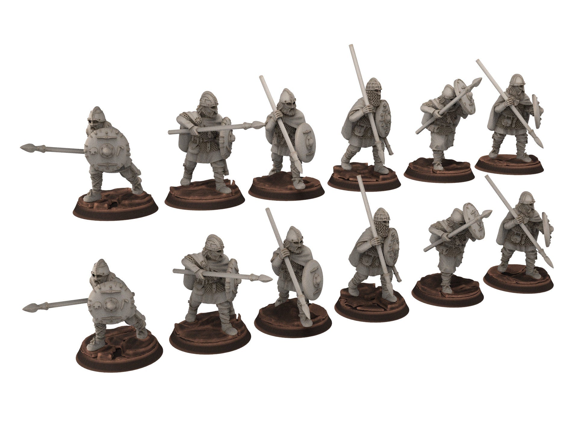 Wildmen - Wildmen heavy infantry spears, shields