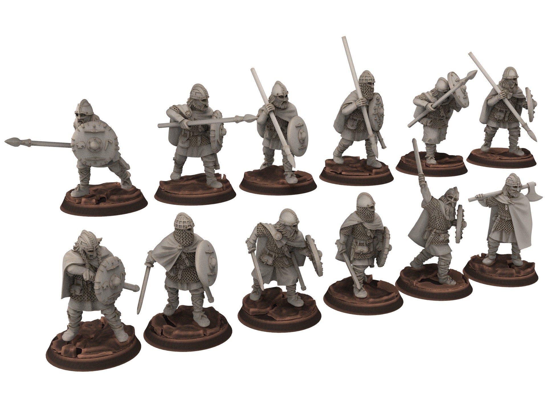 Wildmen - Wildmen heavy infantry swords, shields