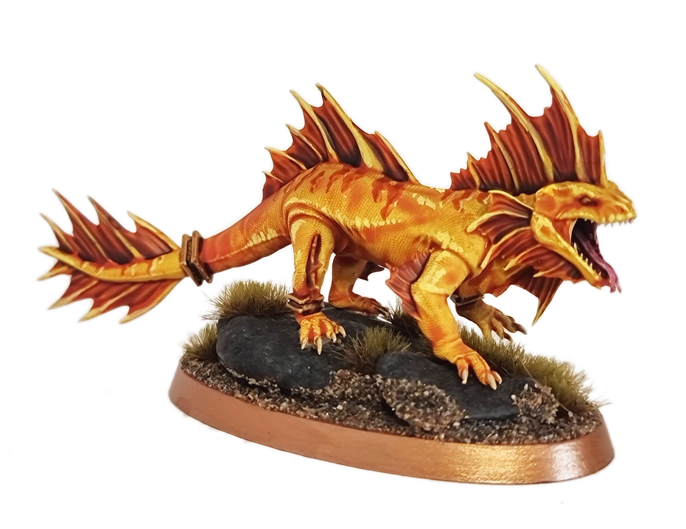 Lost temple - Salamander lizardmen from the East usable for Oldhammer, battle, king of wars, 9th age