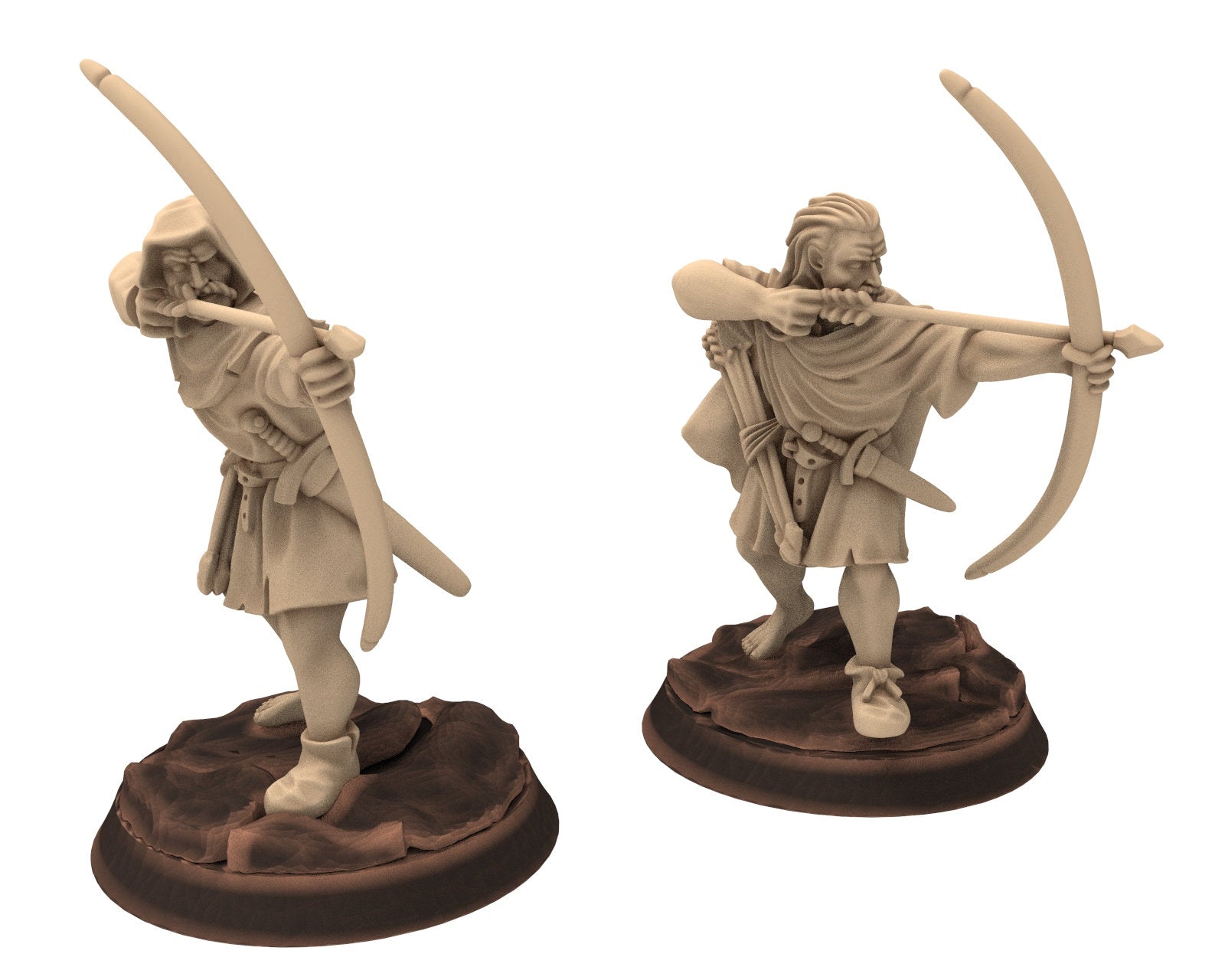 Medieval - Archers, 11 to 15th century, Generic Medieval ranged archers longbow, 28mm Historical Wargame, Saga... Medbury miniatures