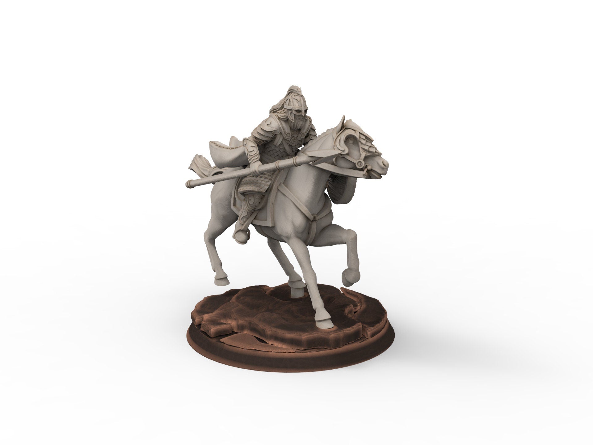 Rohan - King guards Huscarls Cavalry, Knight of Rohan, the Horse-lords, rider of the mark, minis for wargame D&D, Lotr...