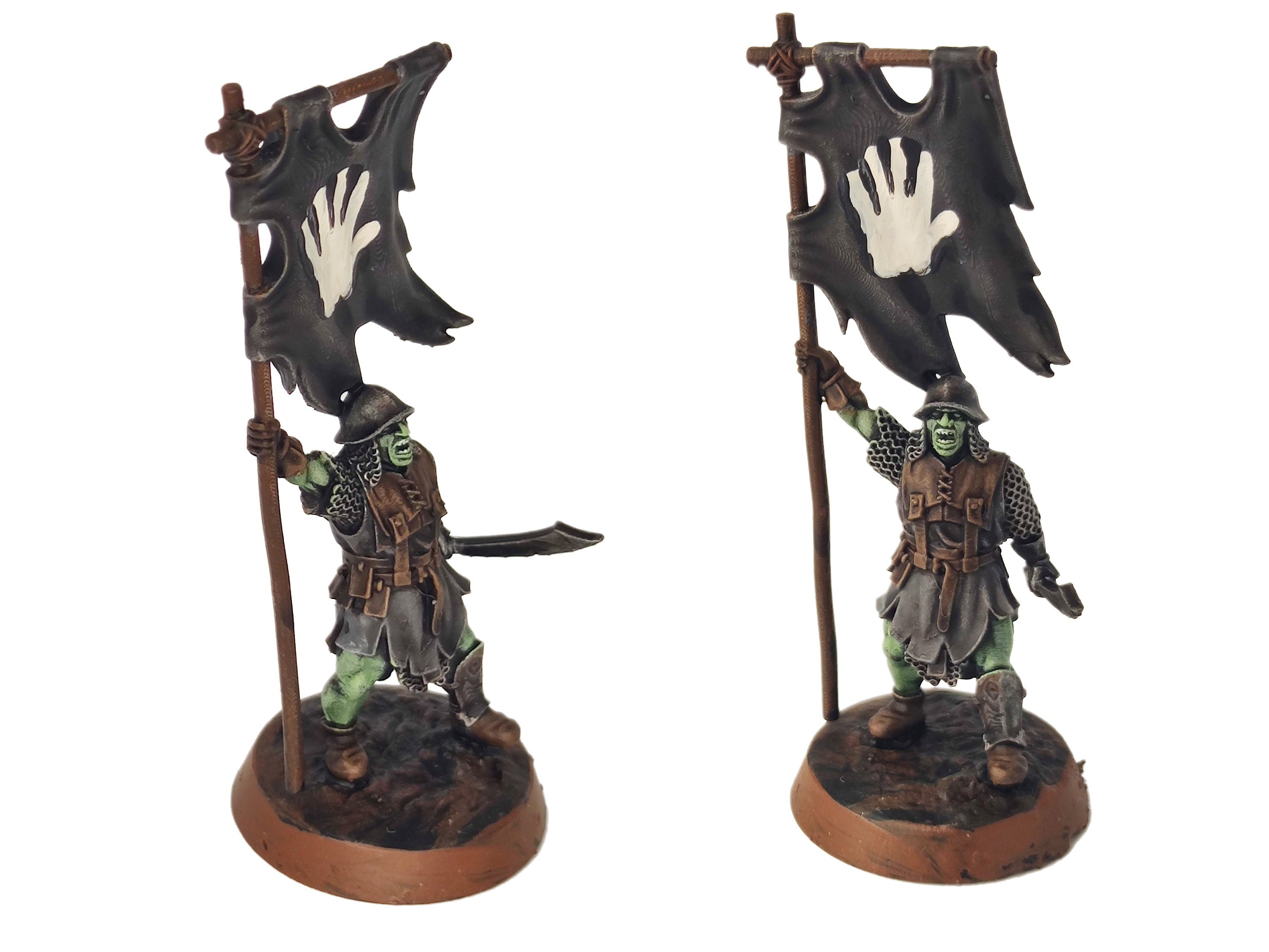 Orc horde - Orc banner, Orc warriors warband