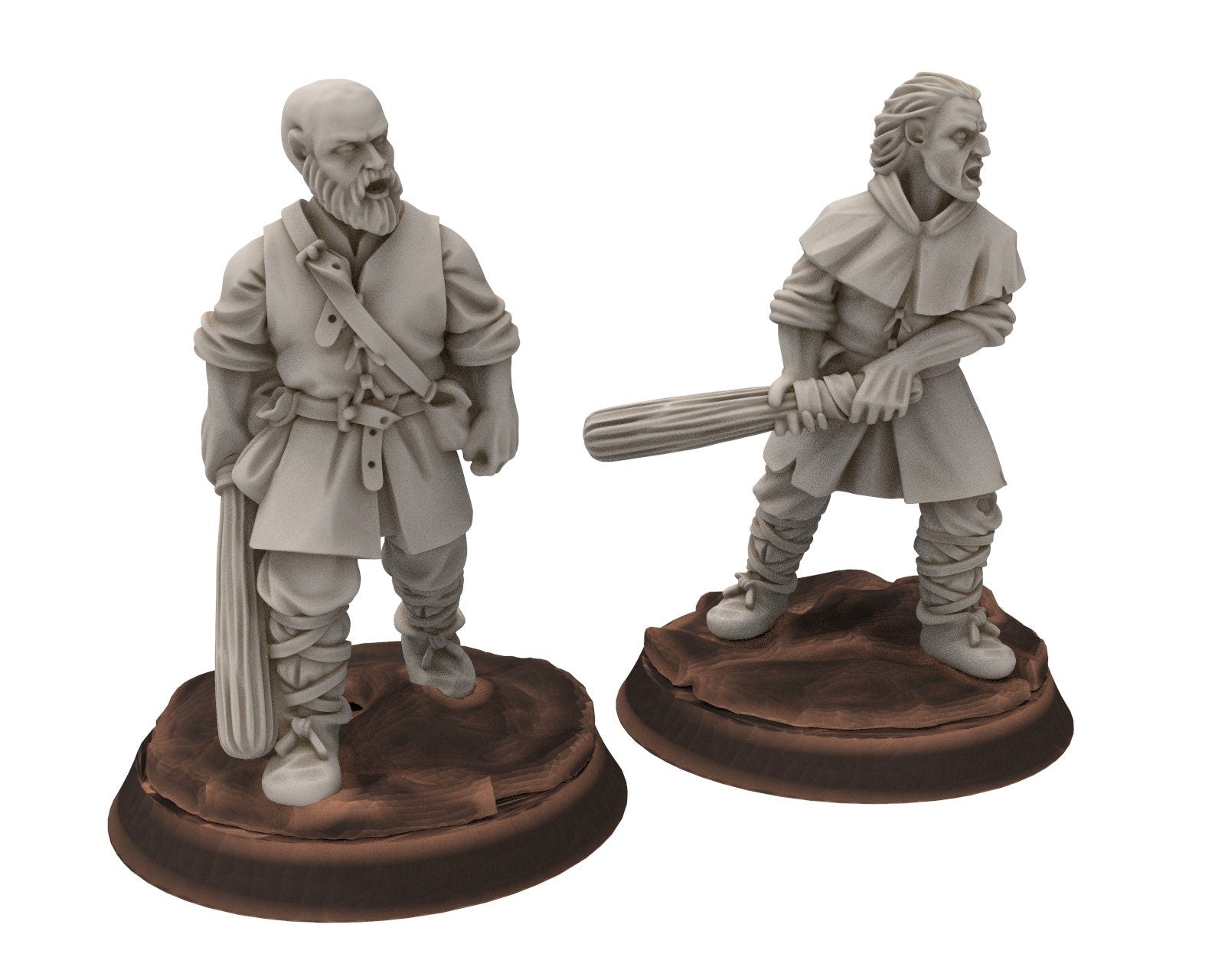 Ruffians - Bad birds of the white mage, scouring Middle rings miniatures for wargame D&D, Lotr... Medbury miniatures