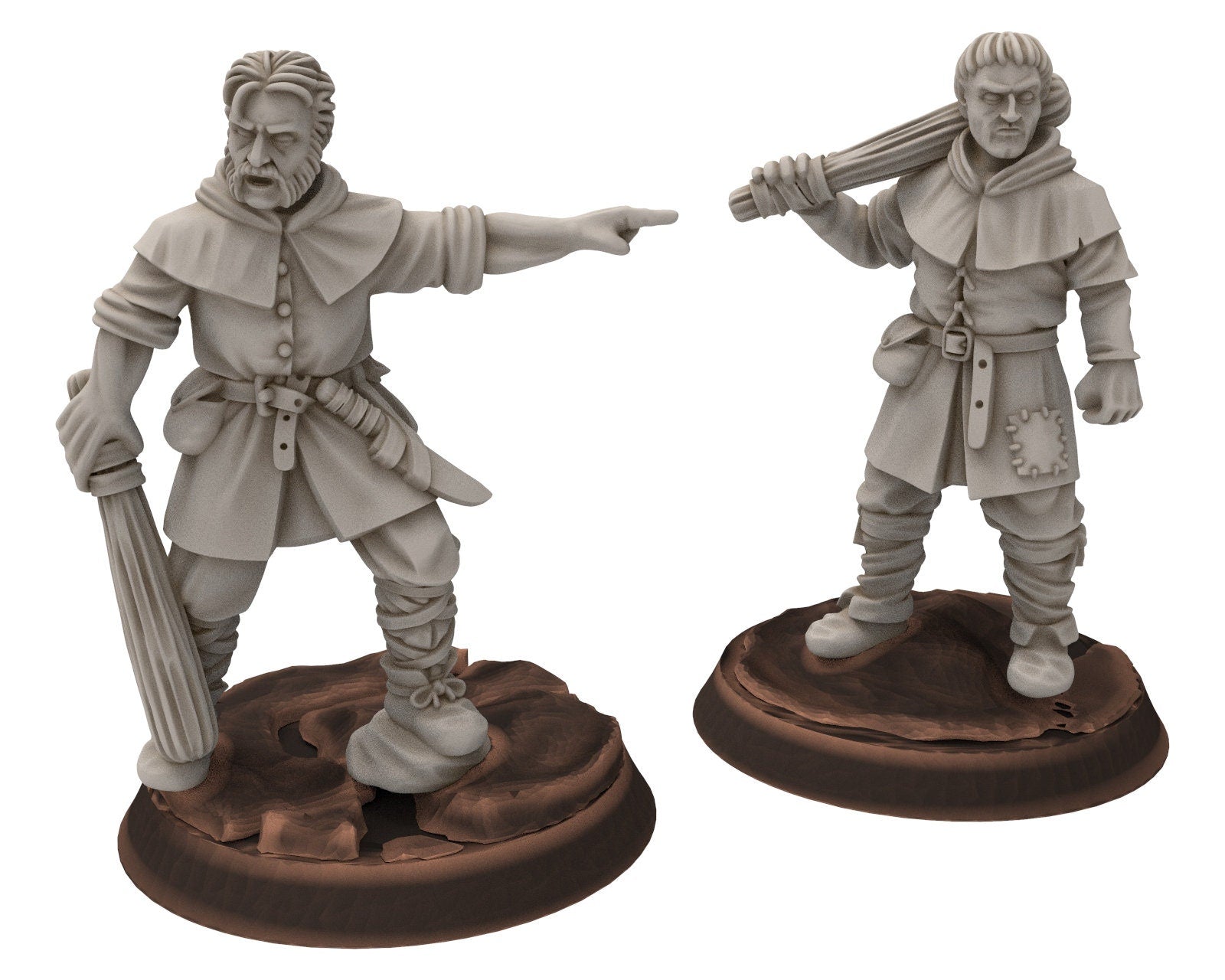 Ruffians - Bad birds of the white mage, scouring Middle rings miniatures for wargame D&D, Lotr... Medbury miniatures