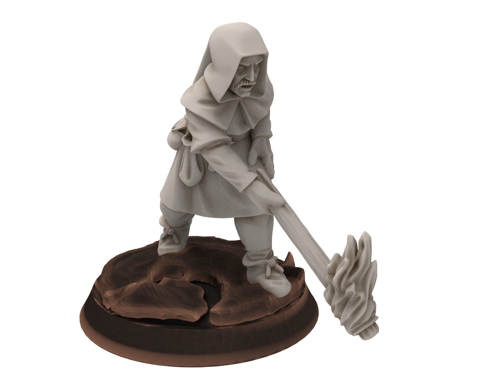 Ruffians - Bad birds of the white mage, scouring Middle rings miniatures for wargame D&D, Lotr... Medbury miniatures