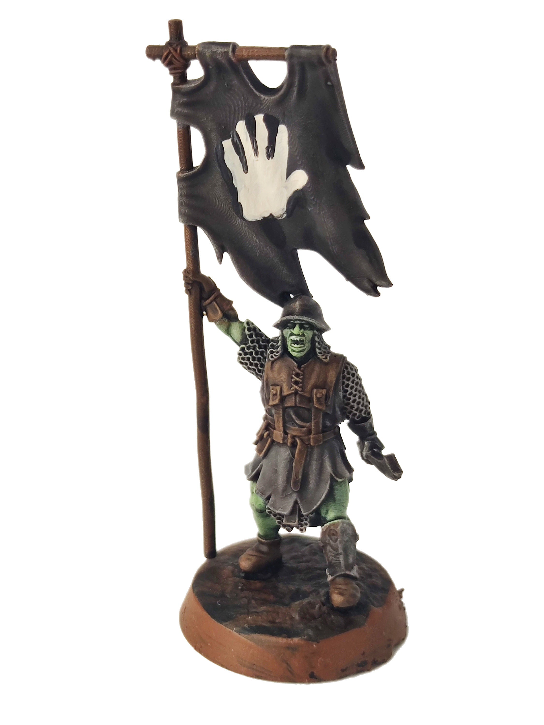 Orc horde - Orc banner, Orc warriors warband