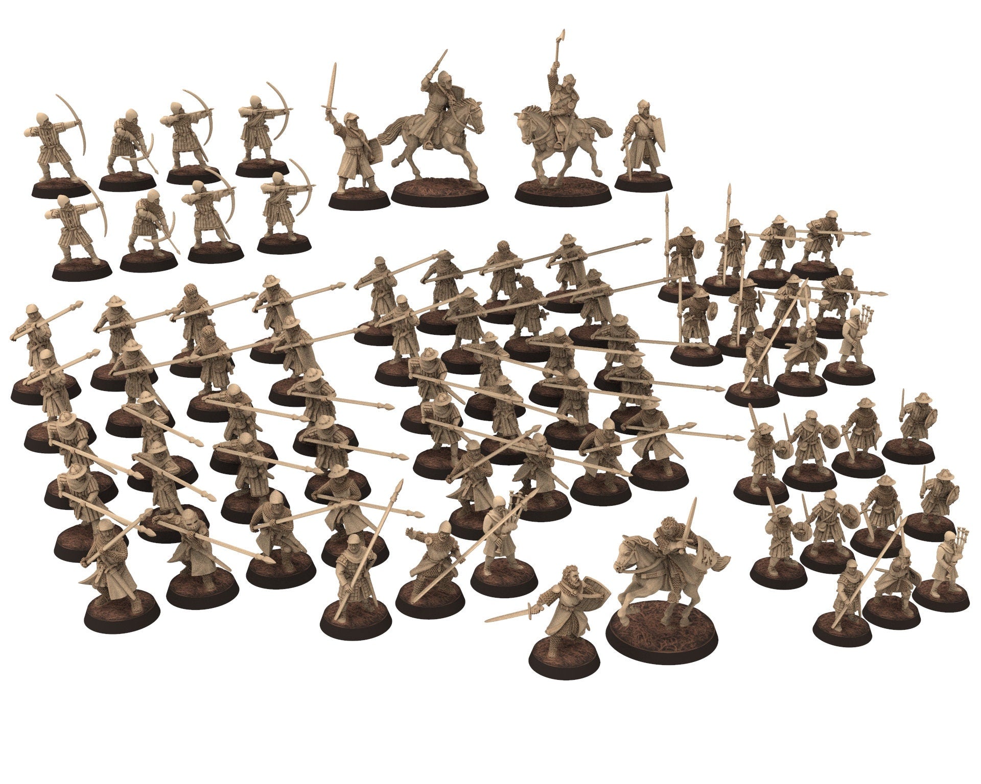 Medieval - Scotland - Robert the Bruce, Hero of the 14th century Medieval, 28mm Historical Wargame, Saga... Medbury miniatures