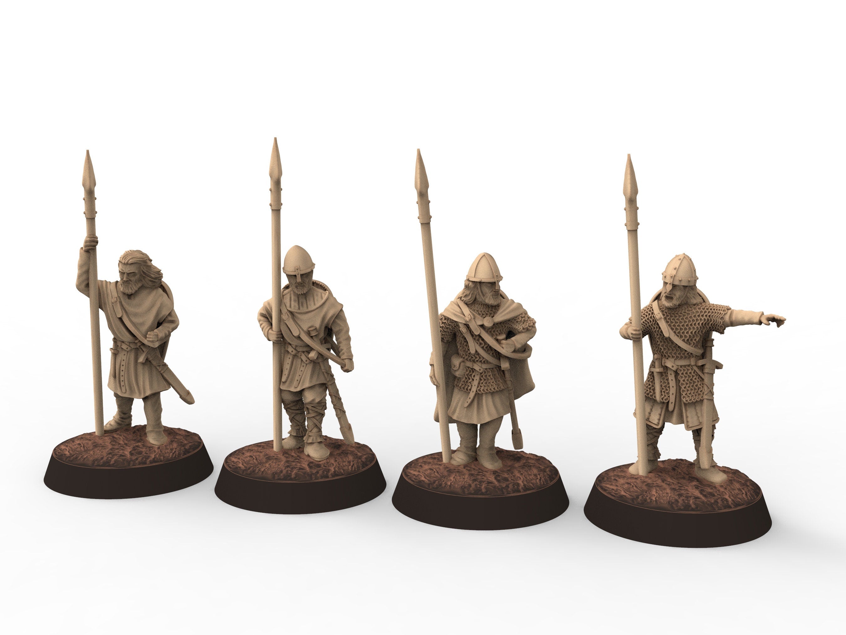 Medieval - Armoured Archers, 11th century, Medieval soldiers, 28mm Historical Wargame, Saga... Medbury miniatures