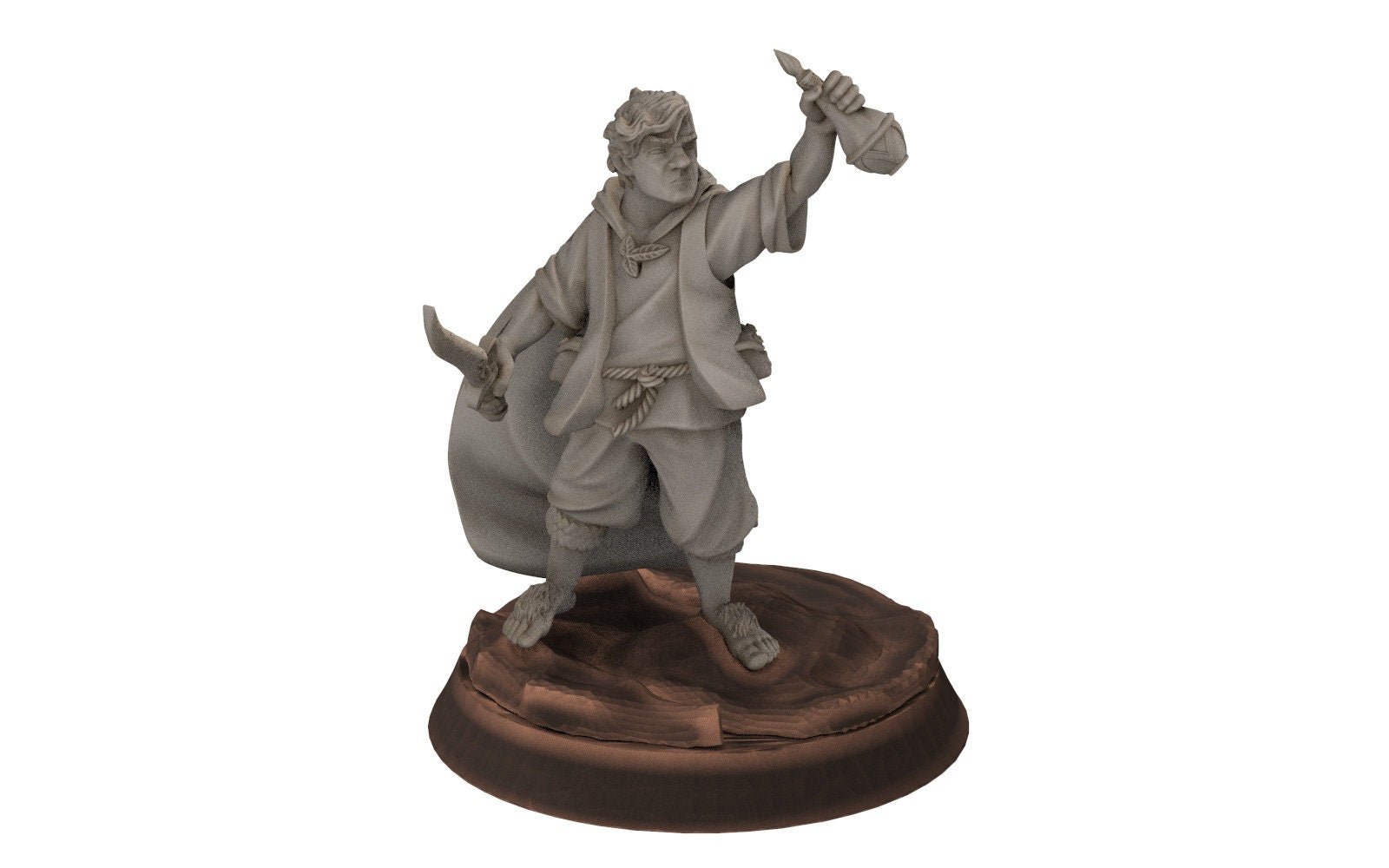 Halfmen - Samuel the brave and the spider old Gnome Halfling