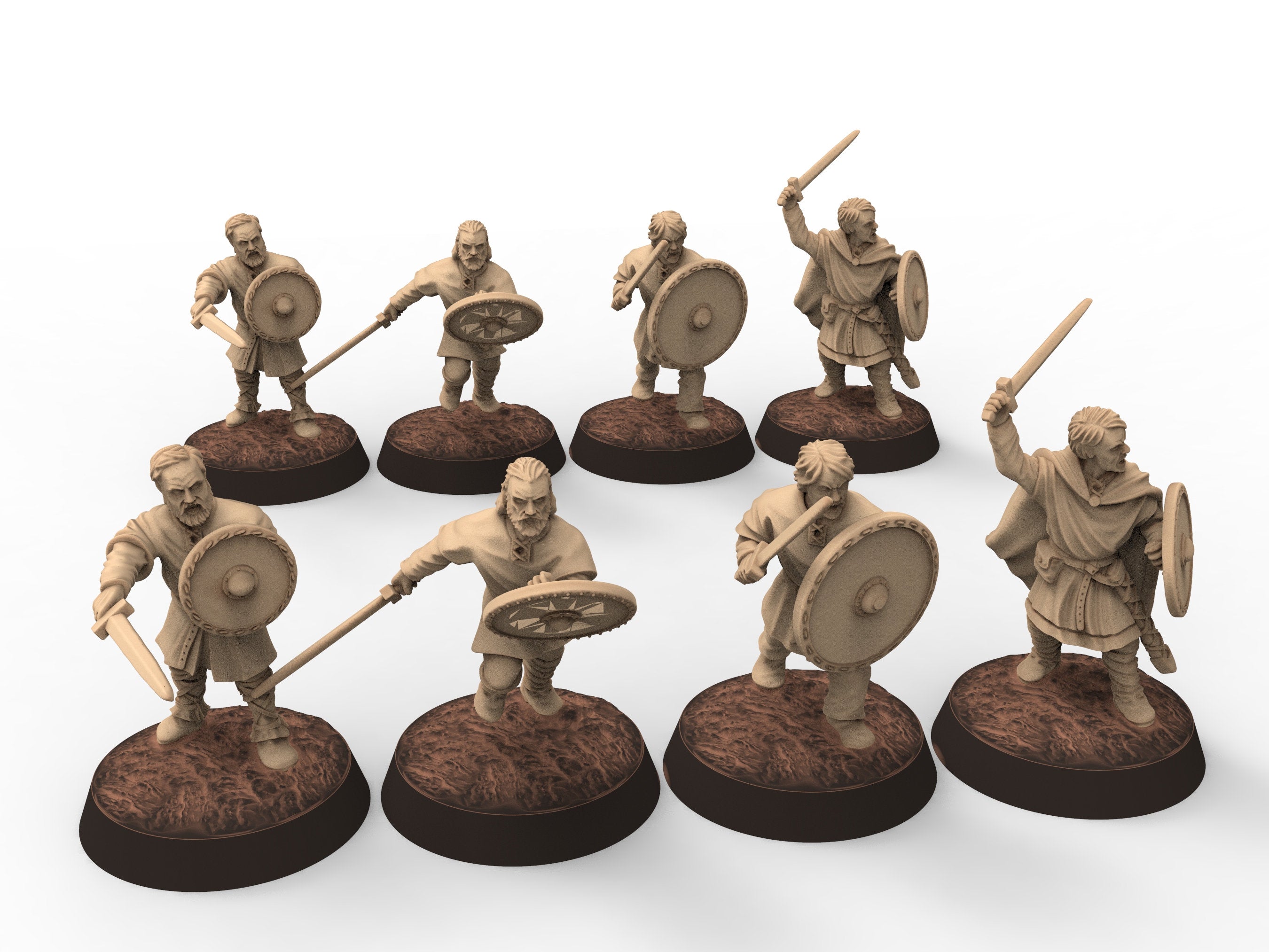 Medieval - Ceorls, 11th century, Ceorl Spearmen, 28mm Historical Wargame, Saga... Medbury miniatures