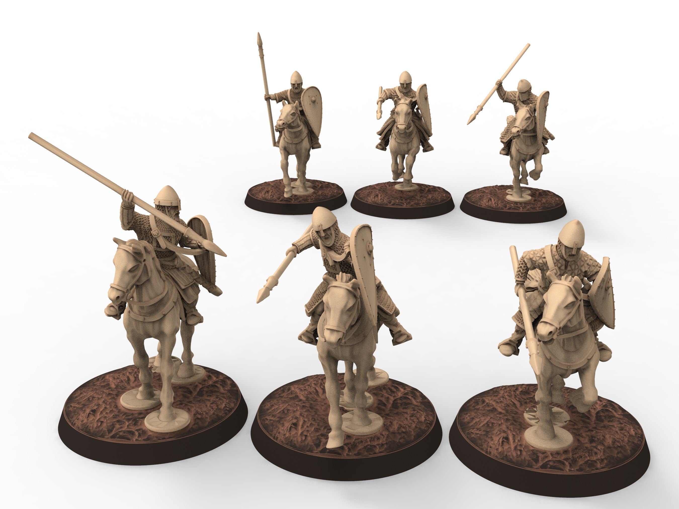 Medieval - Norman armoured crossbowmen, 11th century, Norman dynasty, Medieval soldiers, 28mm Historical Wargame, Saga... Medbury miniatures