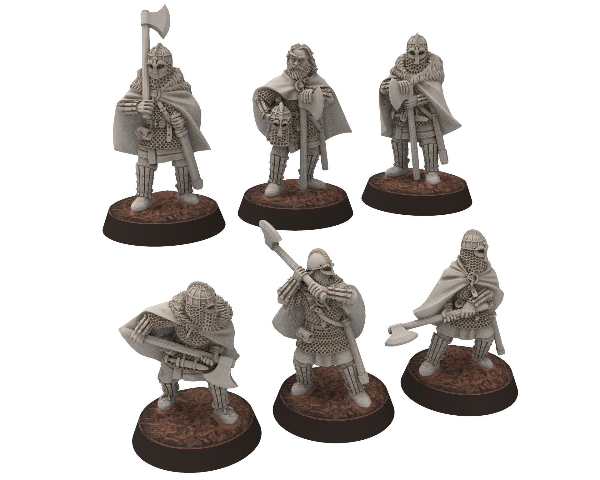 Vendel Era - King Ongentheow, Iconic Hero Epic Warrior 7 century, miniatures 28mm, Infantry for wargame Historical Saga... Medbury miniature
